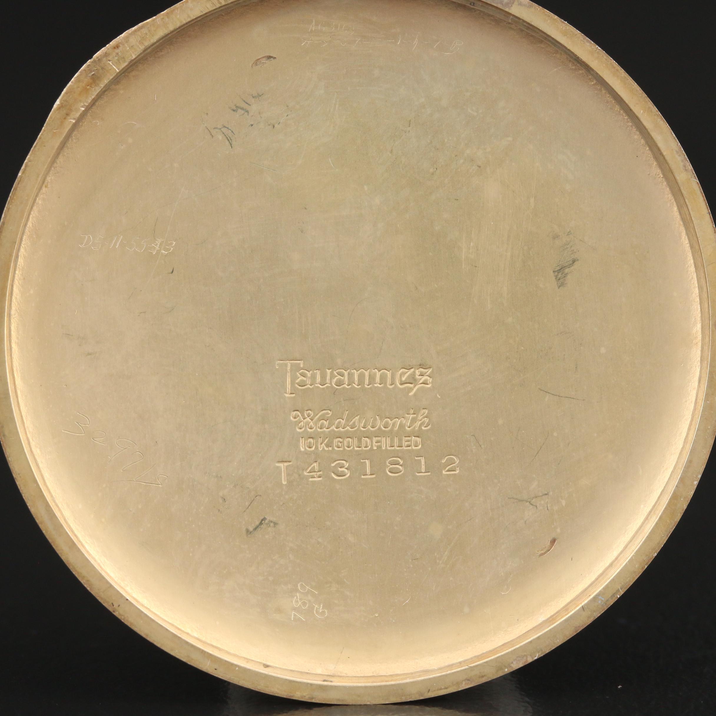 Tavannes 10K Gold Filled Pocket Watch