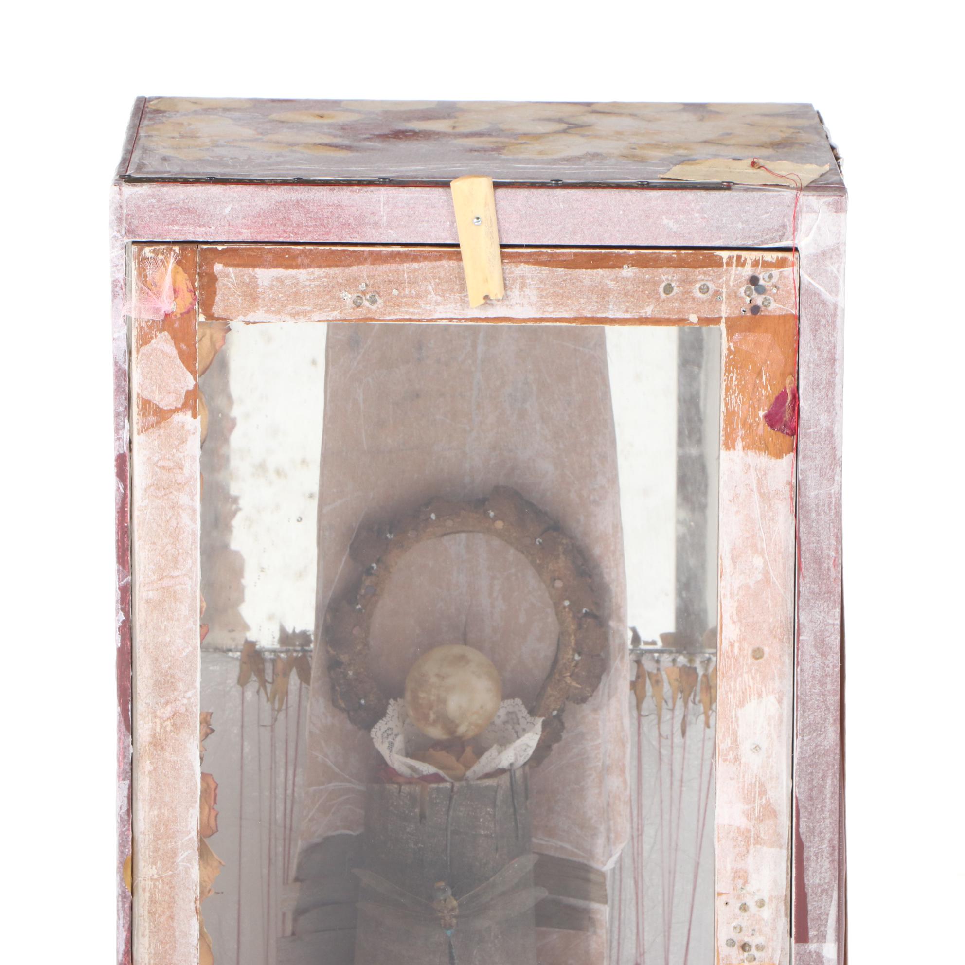 Angela Adele McElwain Monumental Mixed Media Assemblage "Détourner le Bébé"