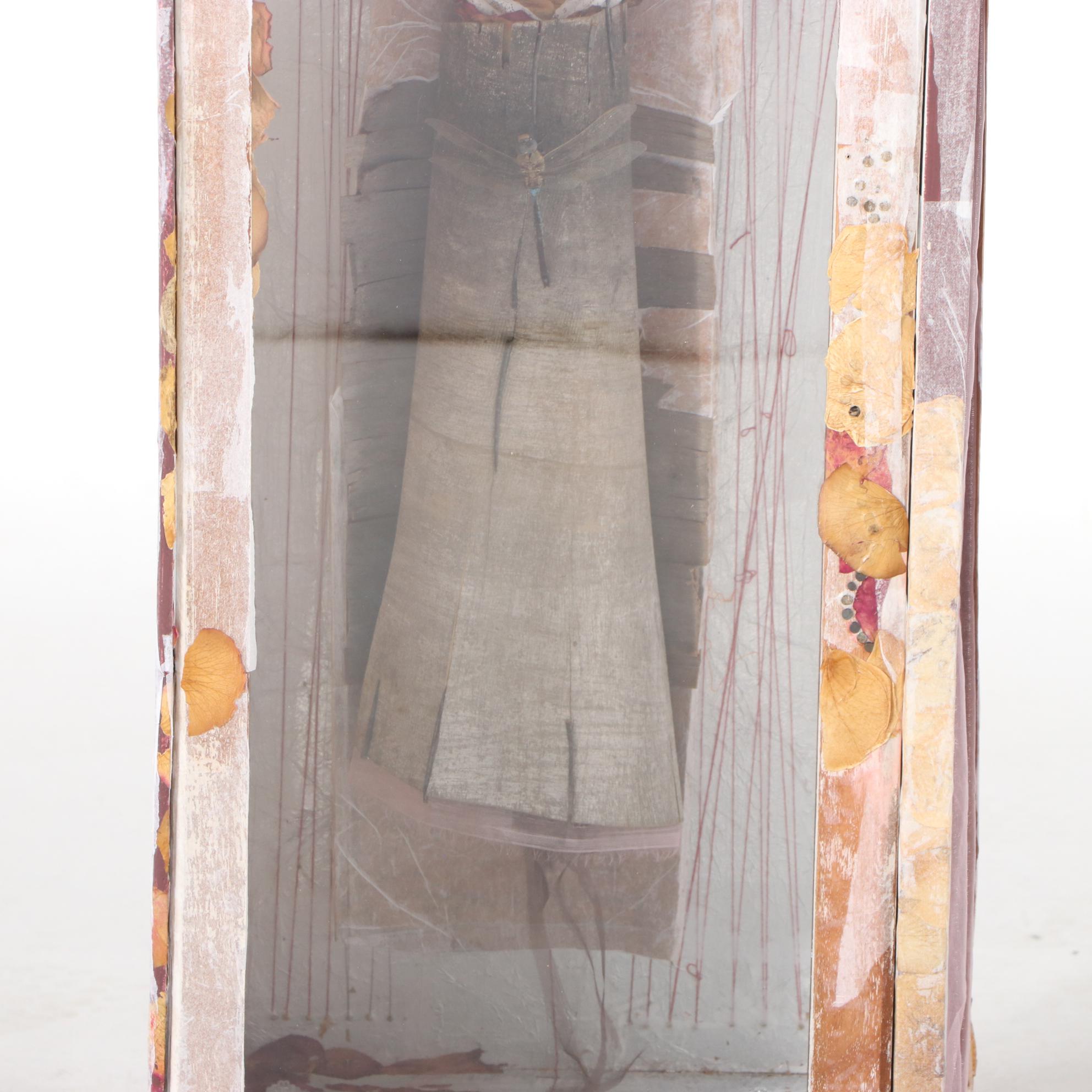 Angela Adele McElwain Monumental Mixed Media Assemblage "Détourner le Bébé"