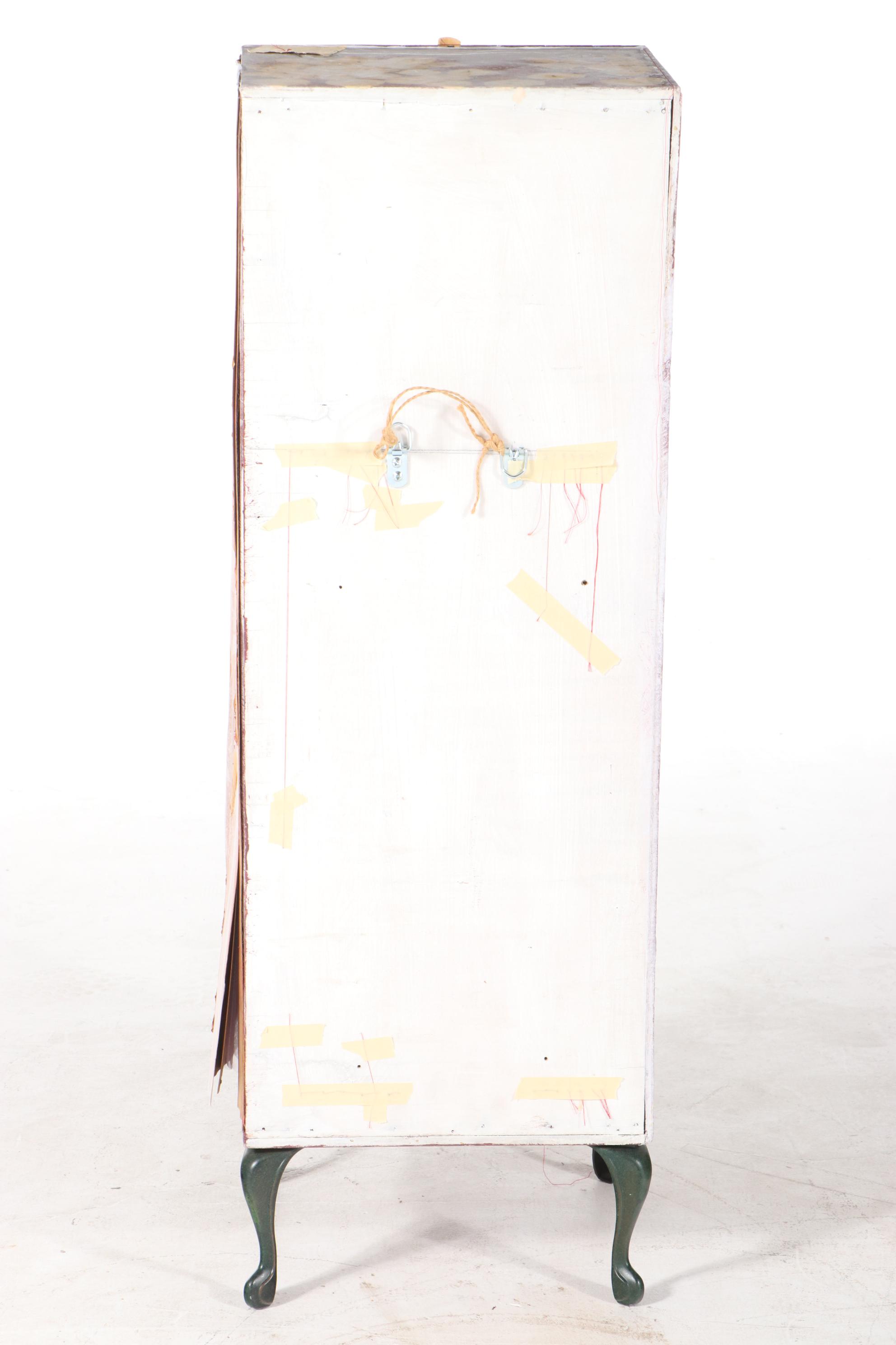 Angela Adele McElwain Monumental Mixed Media Assemblage "Détourner le Bébé"