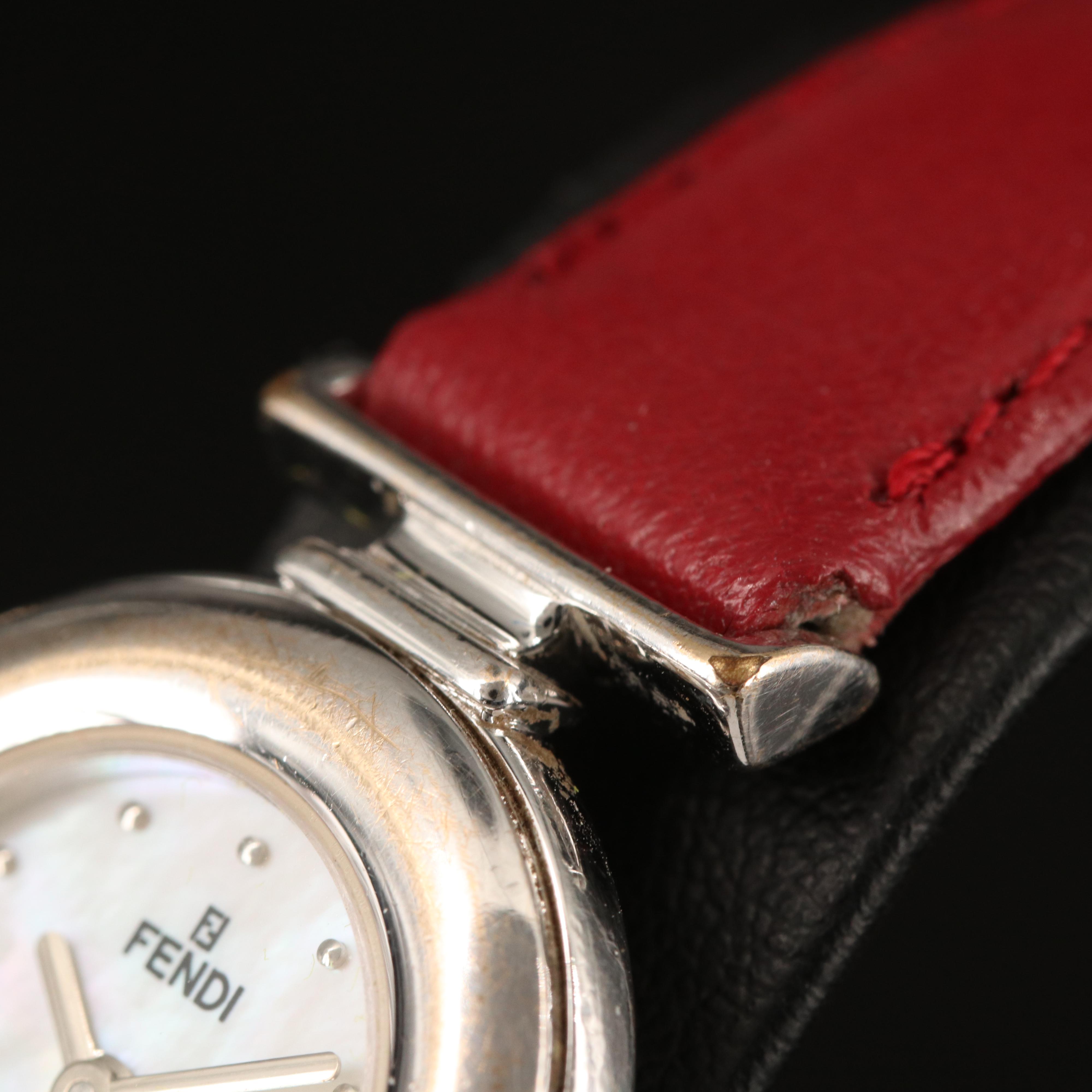 Swiss Fendi Mother of Pearl Watch