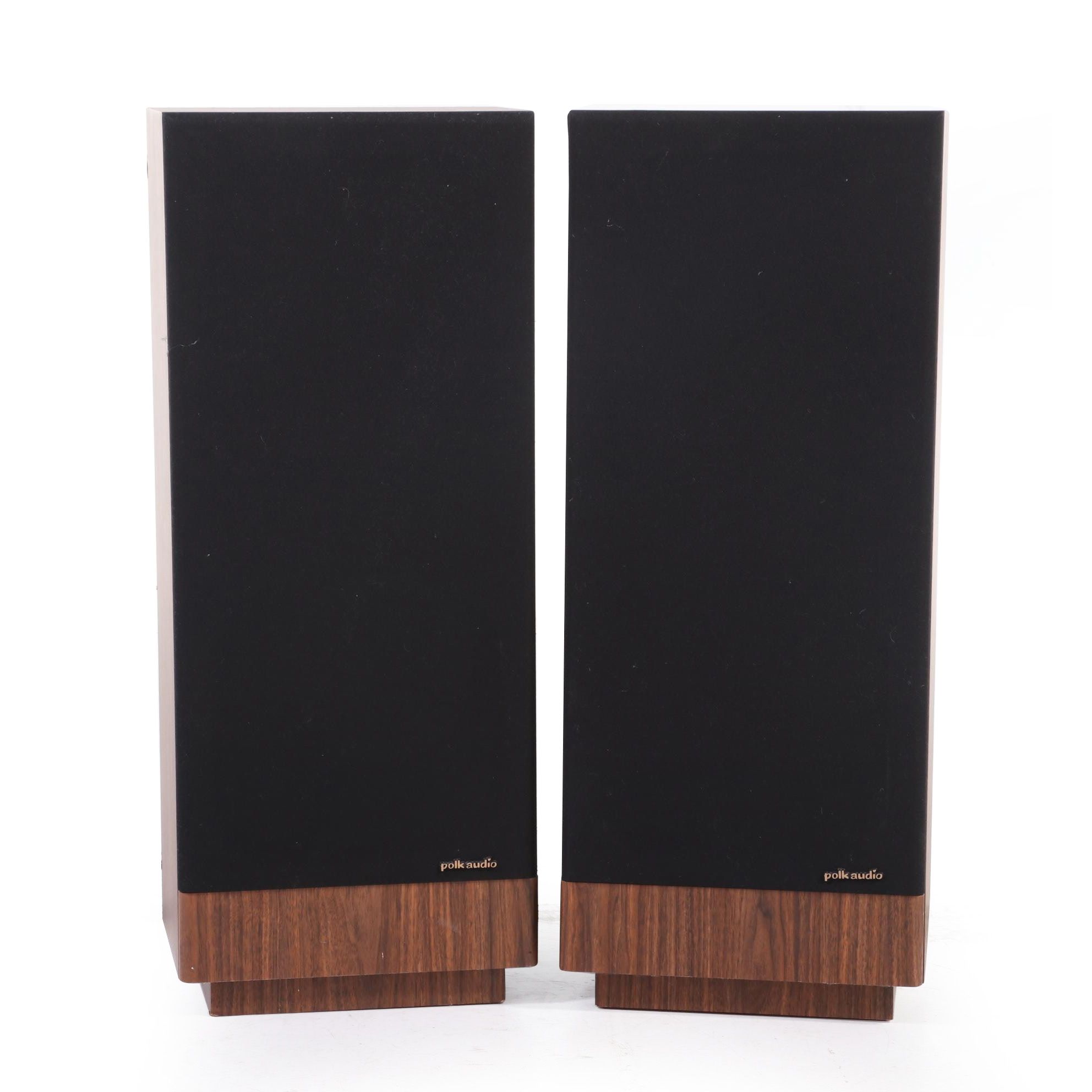 Pair of Polk Audio SDA 2 Walnut Veneer Tower Speakers