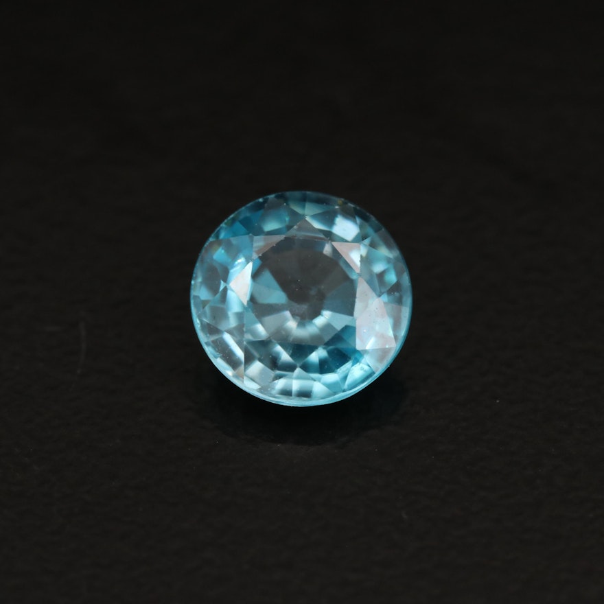 Loose 1.93 CT Round Faceted Zircon