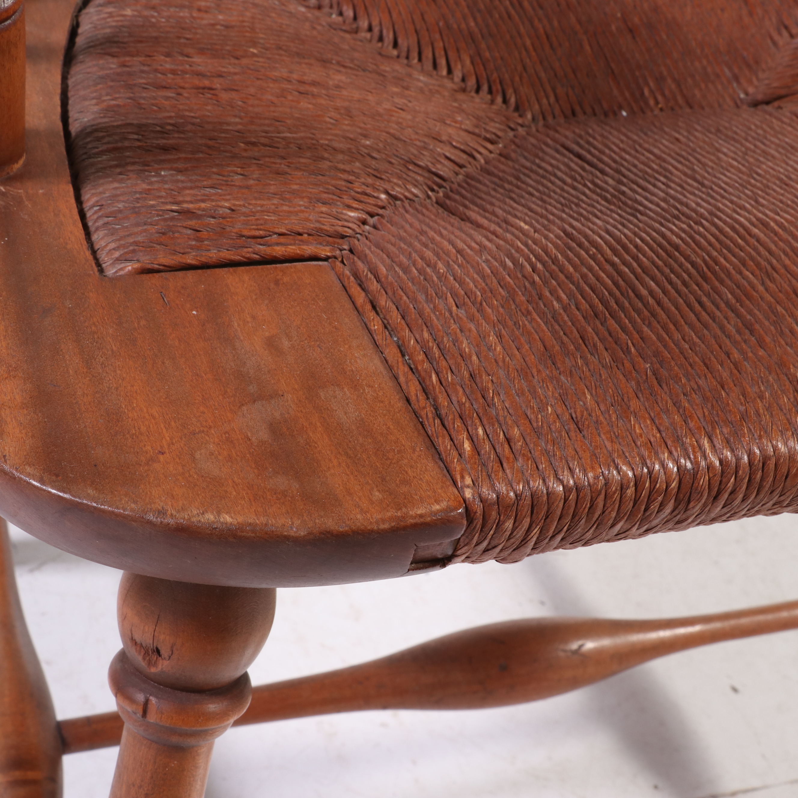 American Primitive Style Comb-Back Windsor Armchair, 20th Century