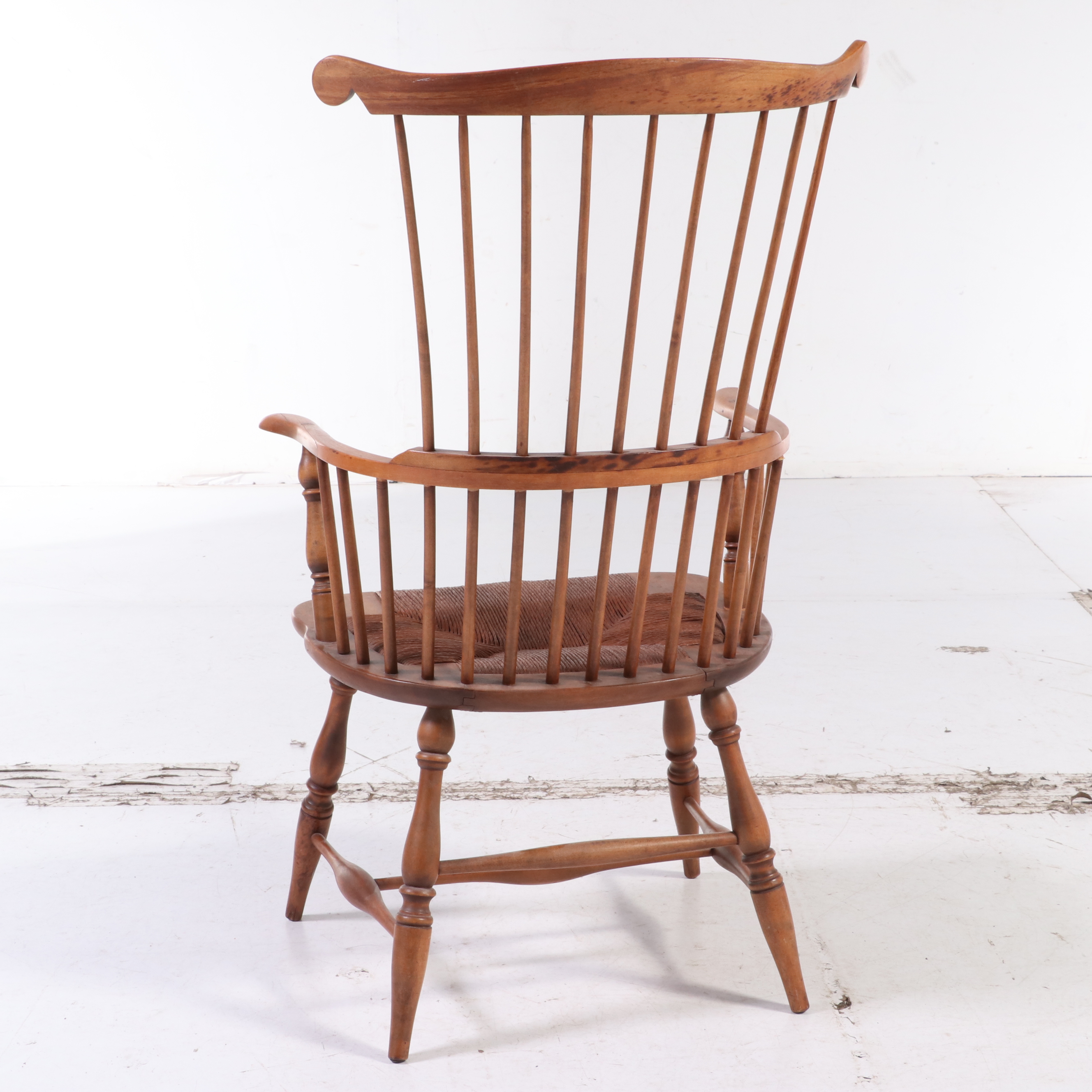 American Primitive Style Comb-Back Windsor Armchair, 20th Century