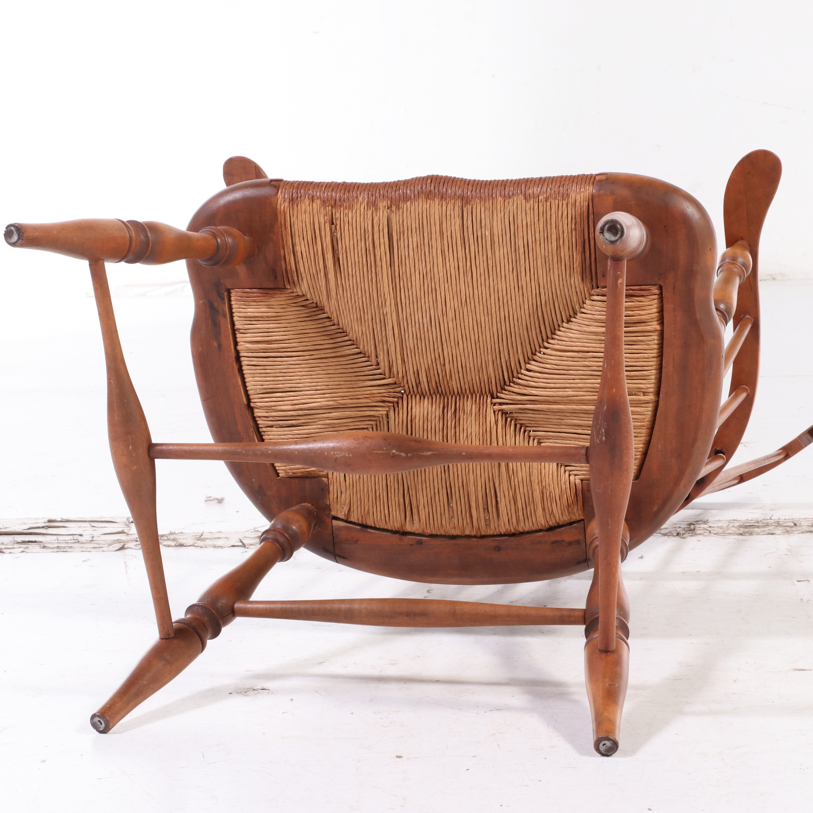 American Primitive Style Comb-Back Windsor Armchair, 20th Century