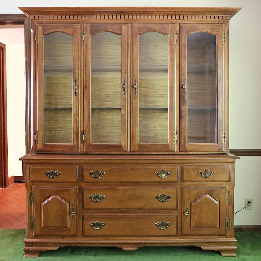 Heywood-Wakefield "Publick House Collection" Illuminated China Cabinet