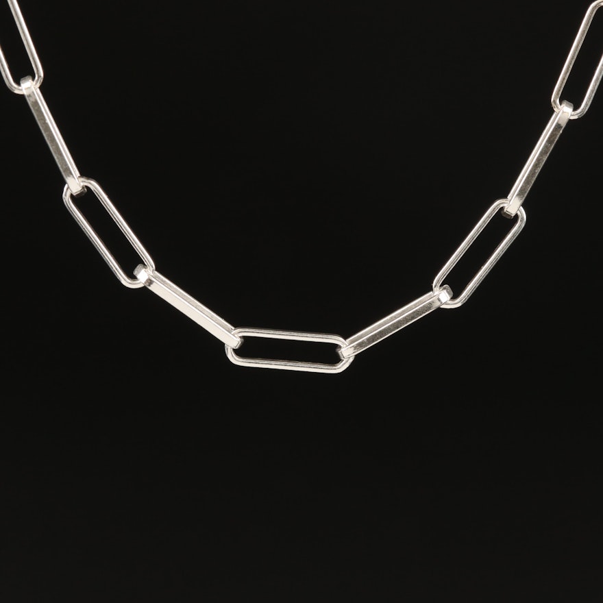 Italian Sterling Link Necklace