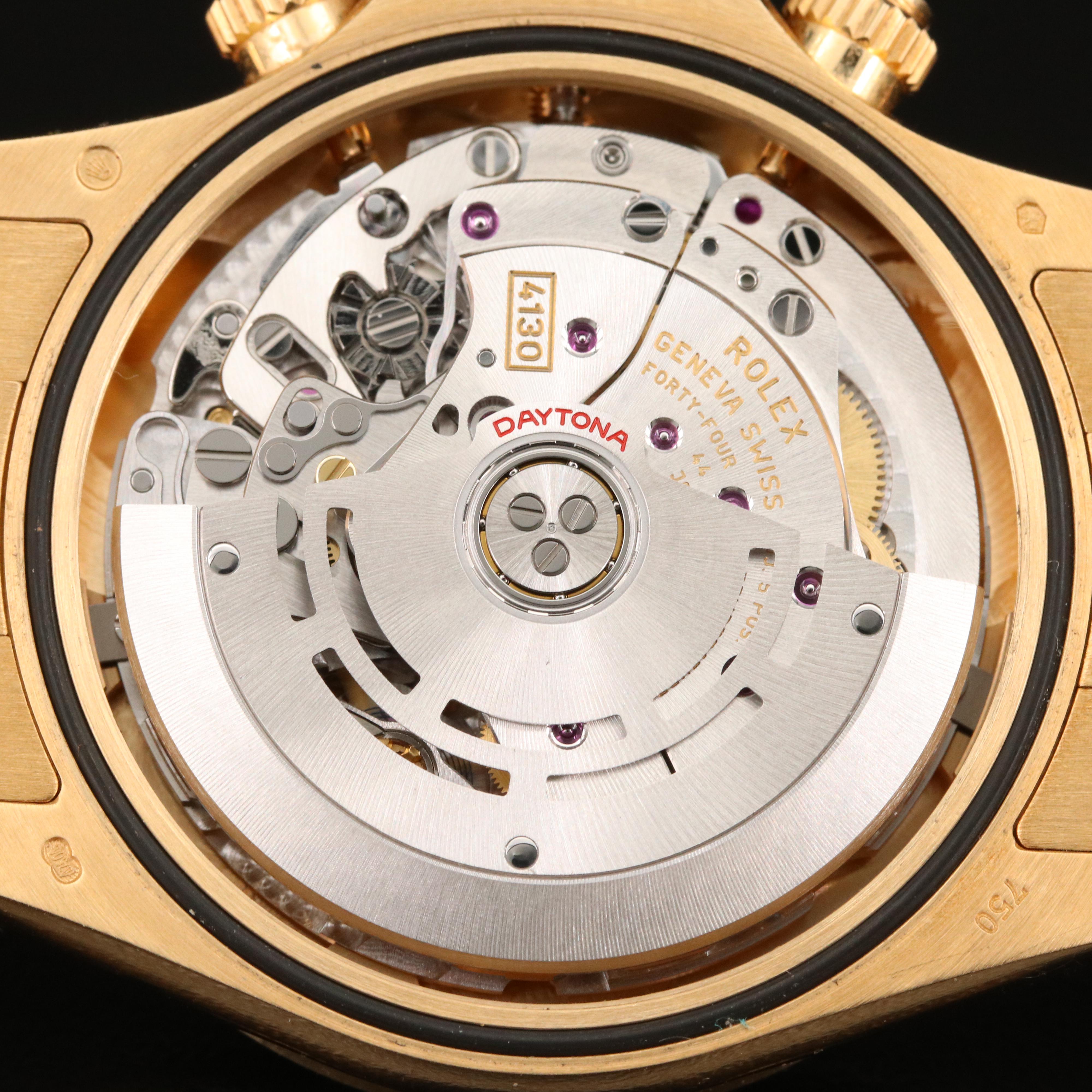 2018 Rolex Cosmograph Daytona 18K Yellow Gold and Green Dial Watch