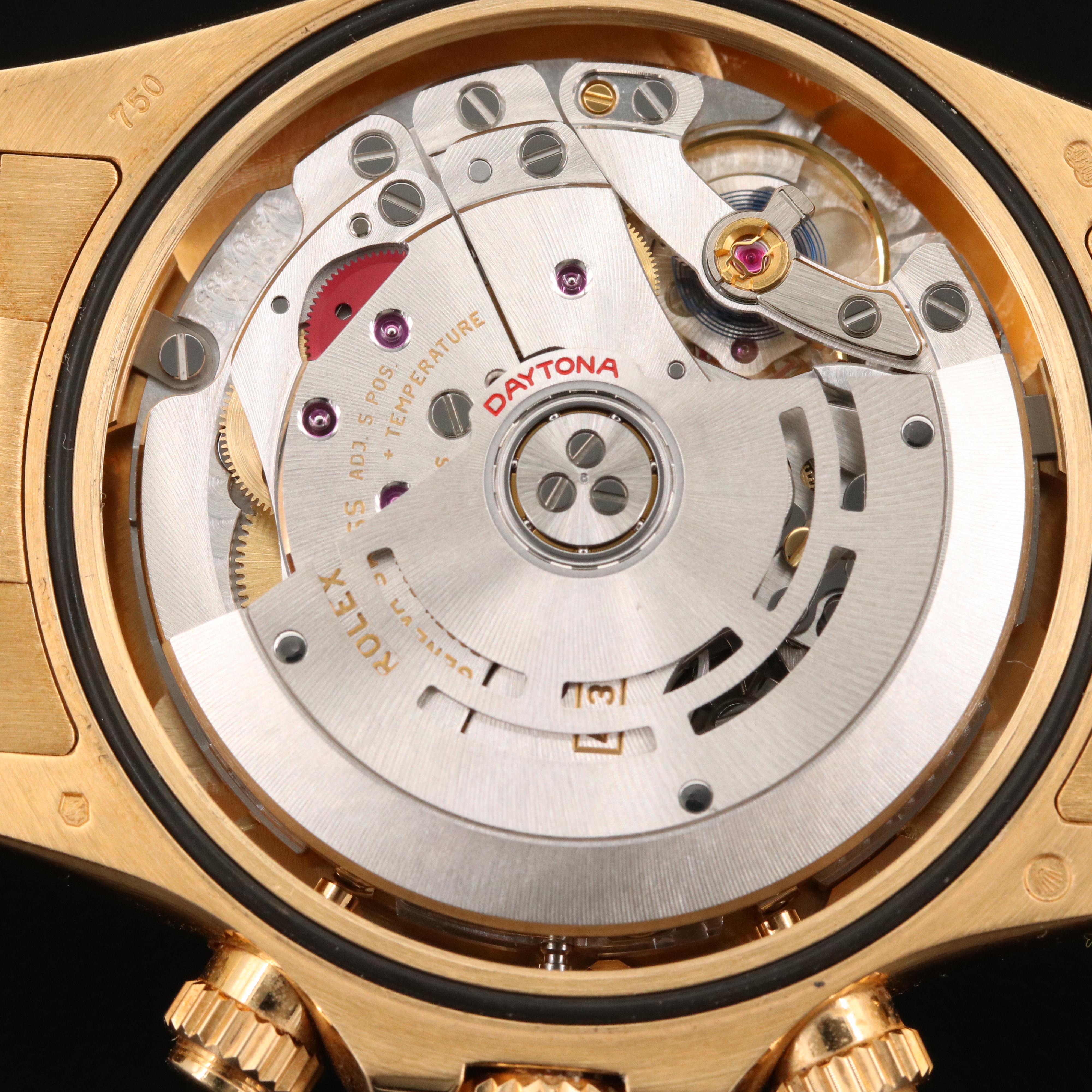 2018 Rolex Cosmograph Daytona 18K Yellow Gold and Green Dial Watch