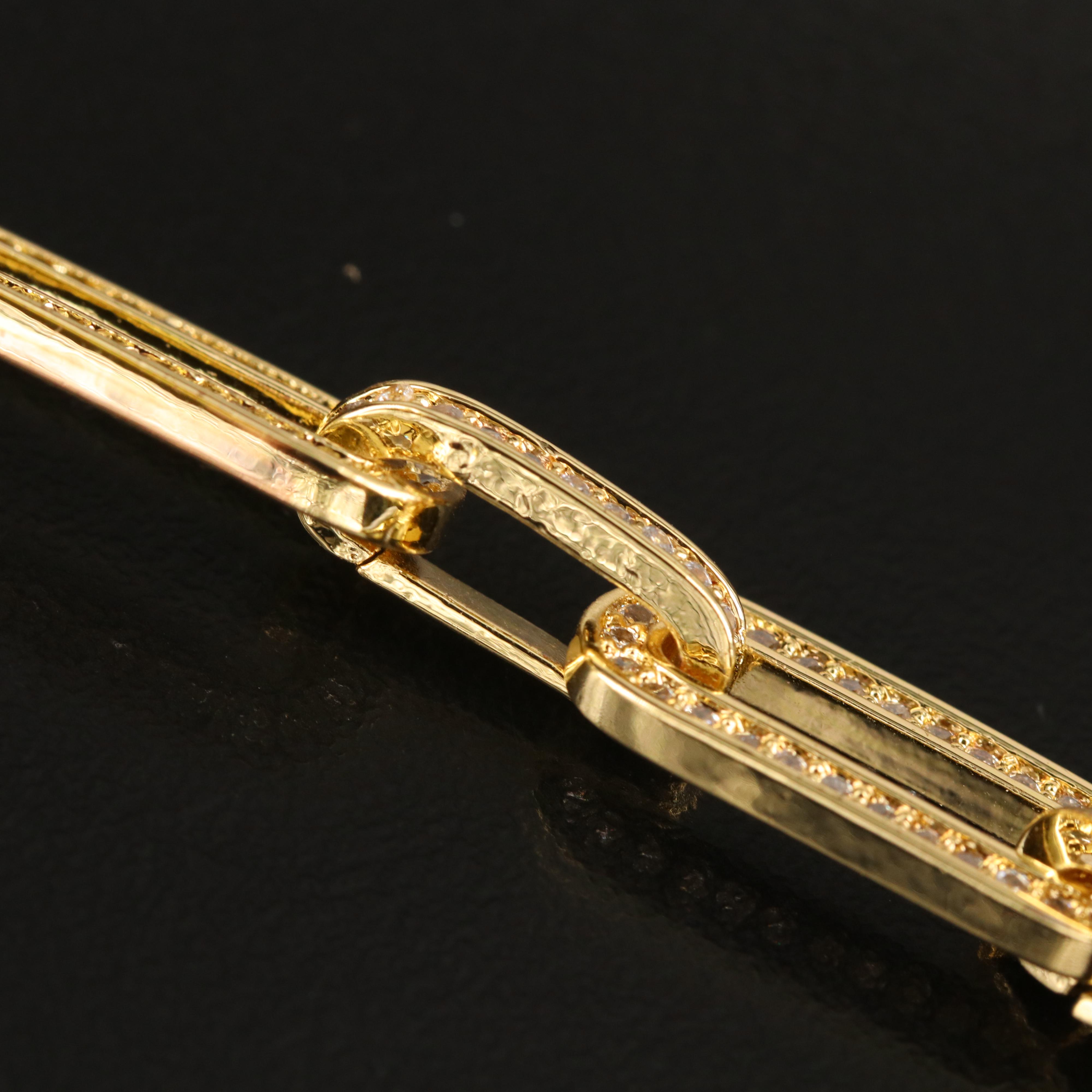 Louis Vuitton Lock on Embellished Paper Clip Link Necklace and Earring Set