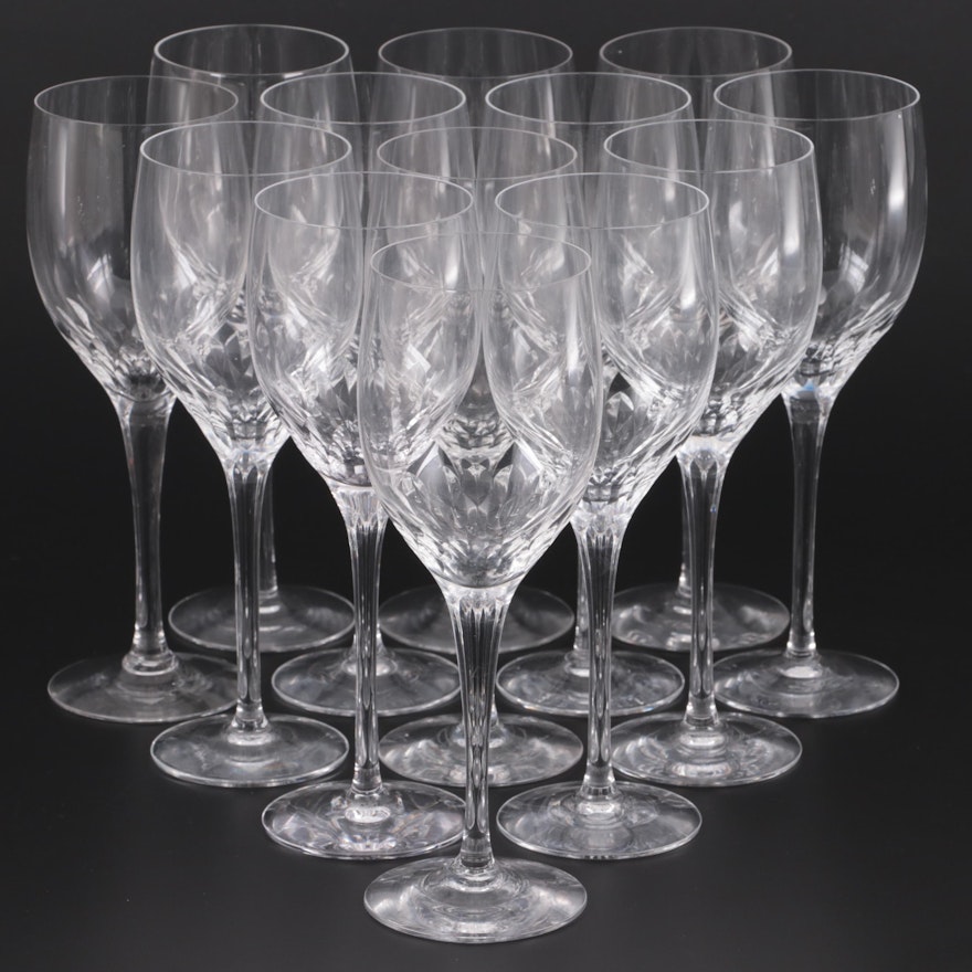 Orrefors "Prelude Clear" Water Goblets with Other Stemware