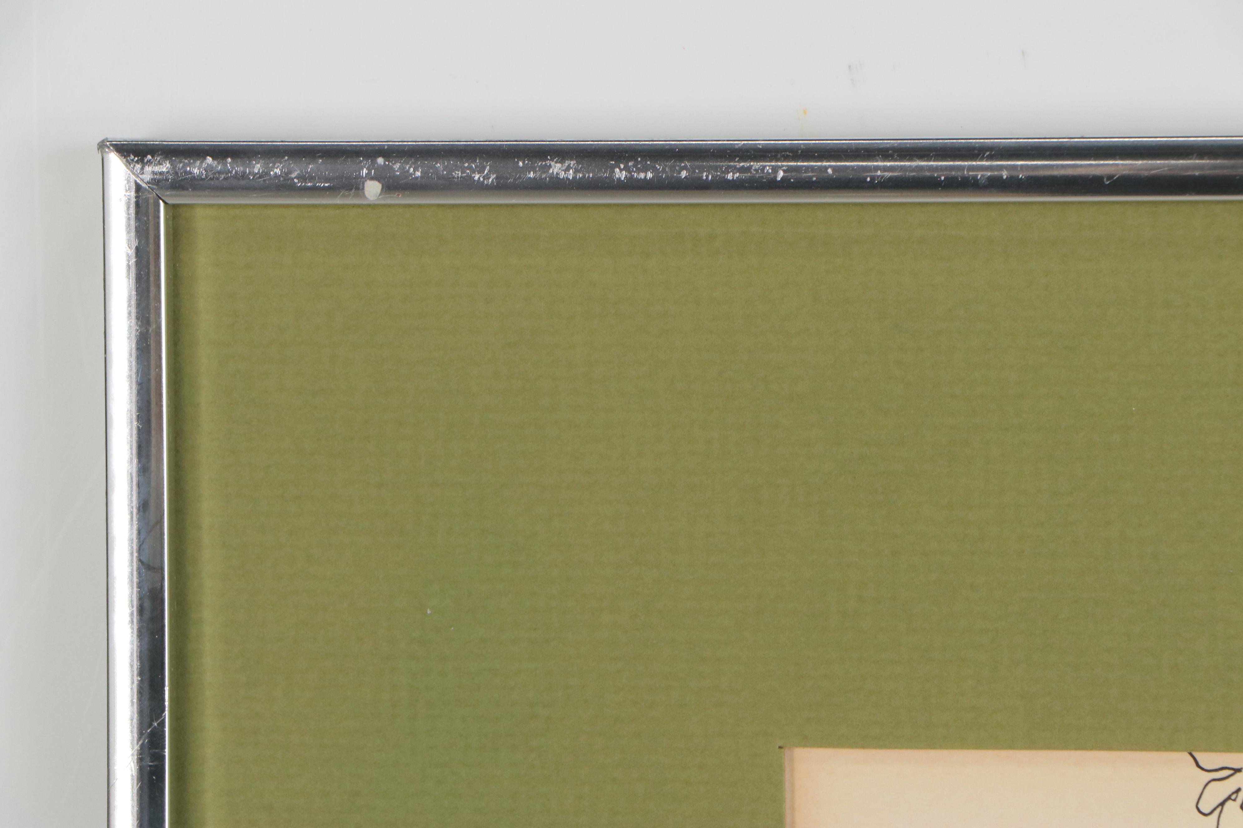 Laura Cobos Lithograph of Dancing Jewish Couple, circa 1972