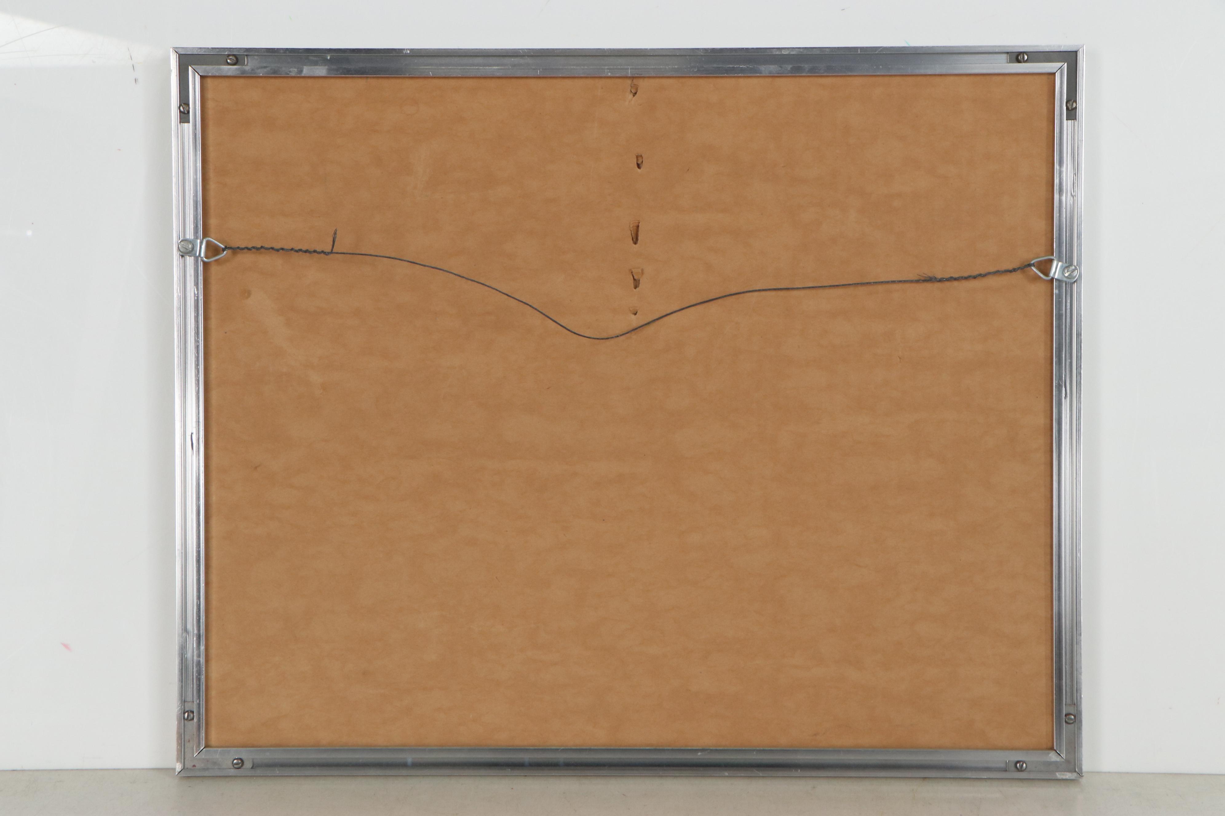 Laura Cobos Lithograph of Dancing Jewish Couple, circa 1972