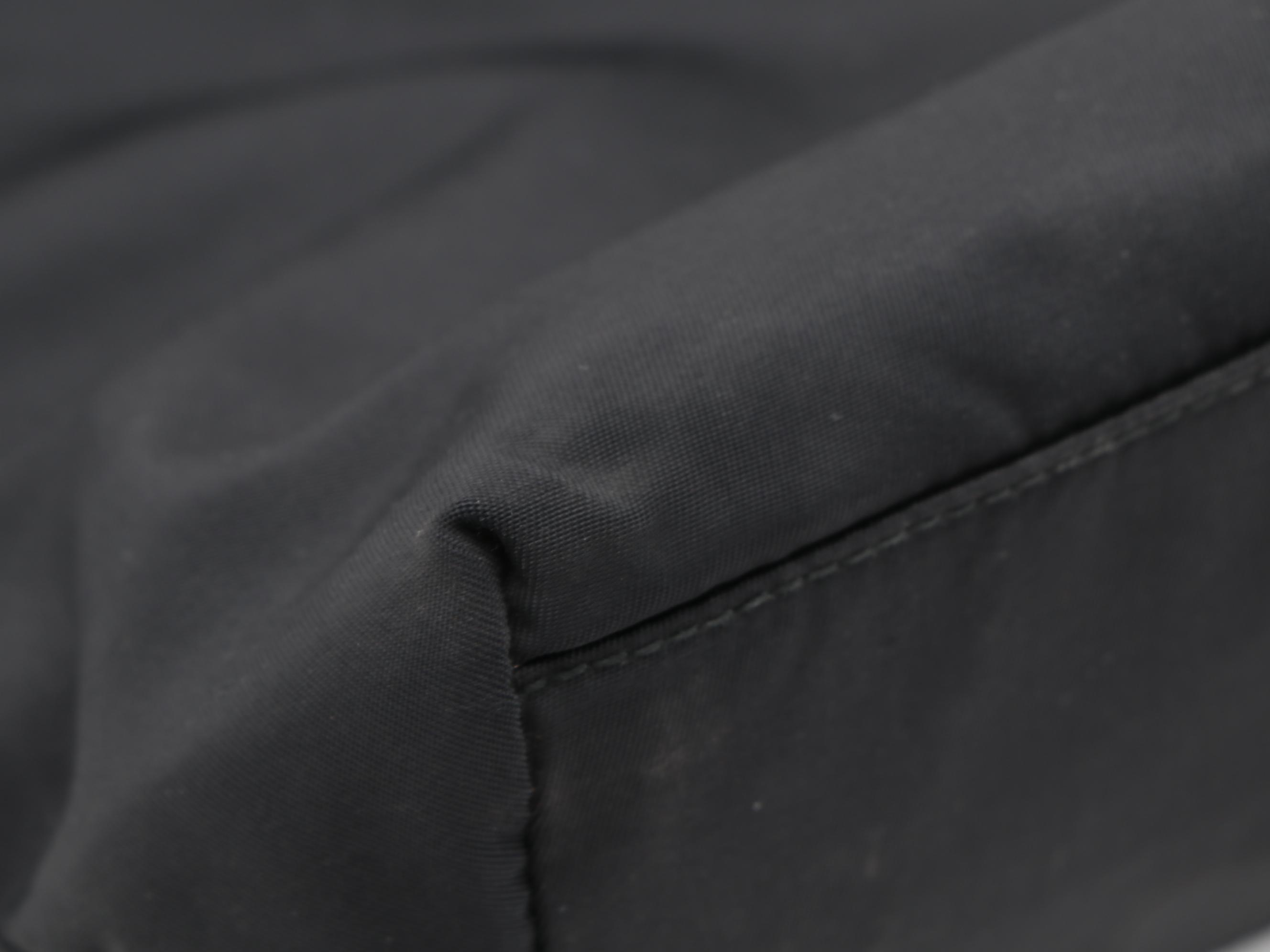 Prada Multi-Compartment Shoulder Tote in Black Tessuto Nylon