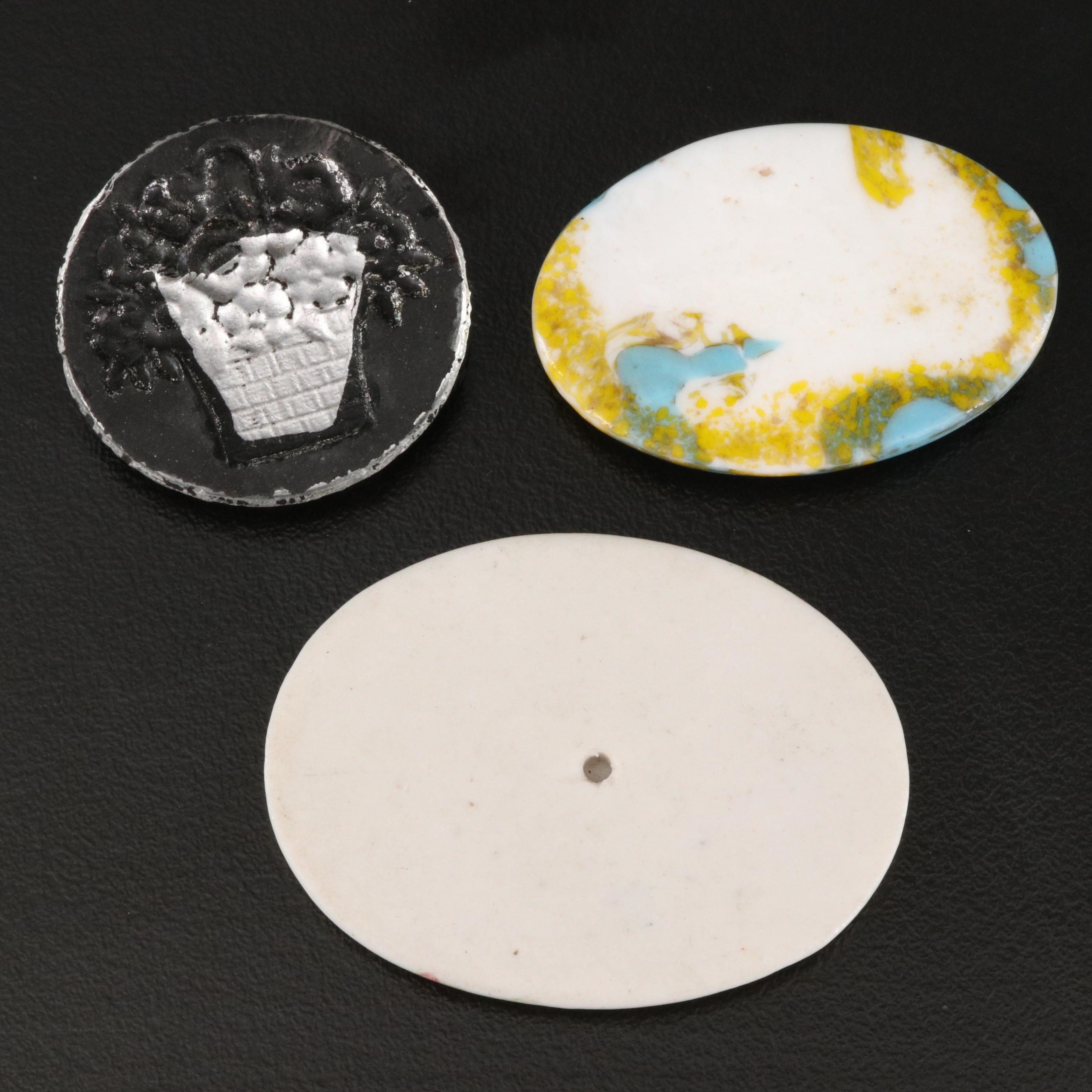 Loose Ceramic and Glass Jewelry Components