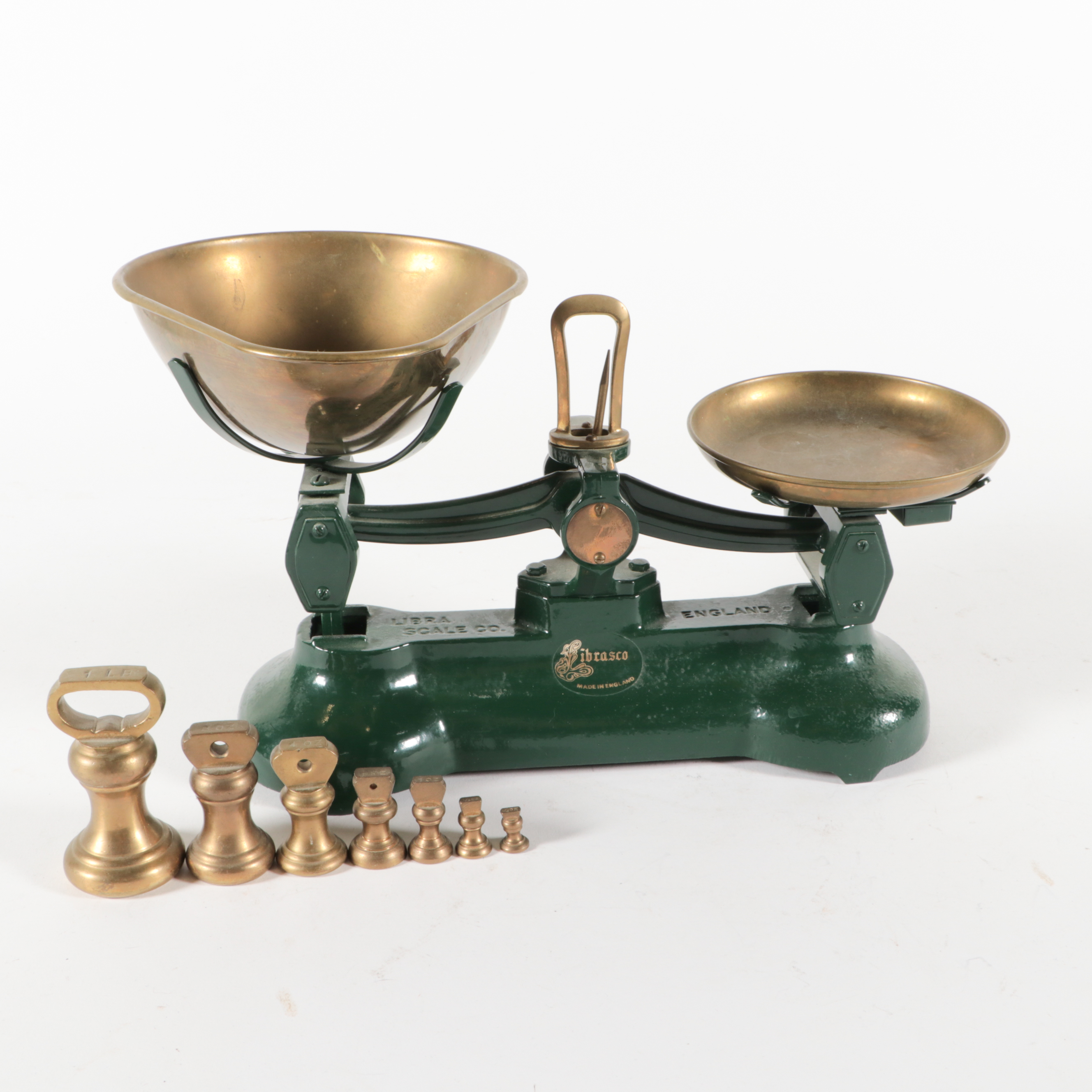 Libra Scale Company "Librasco" Kitchen Scale and Weights