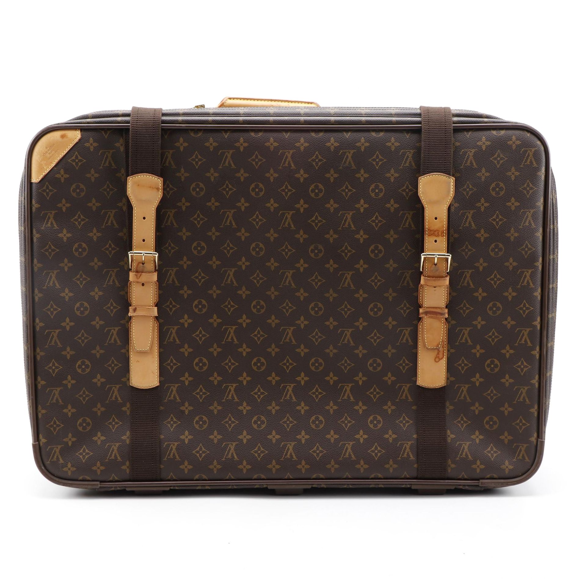 Louis Vuitton Satellite 70 Suitcase in Monogram Canvas and Vachetta Leather Trim