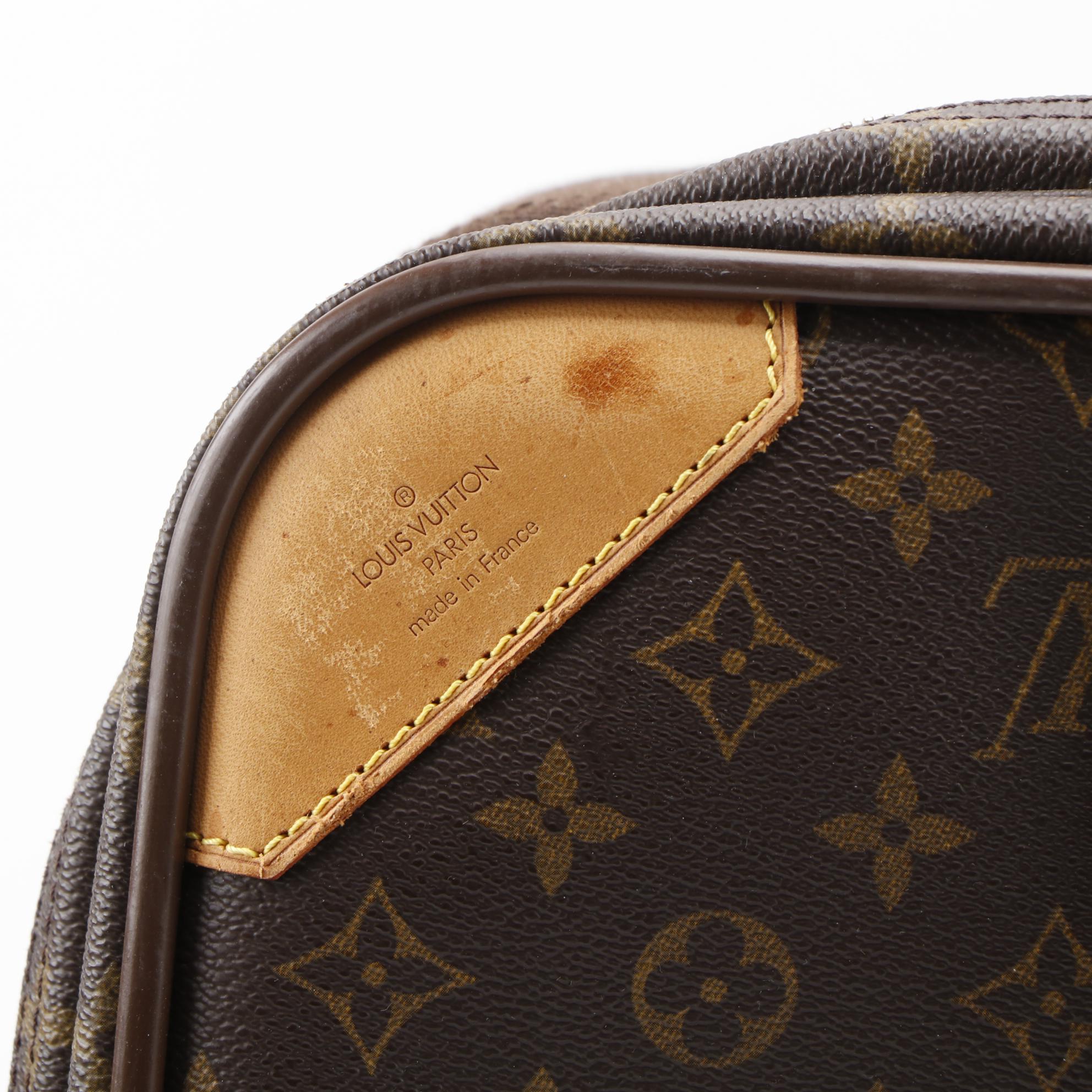 Louis Vuitton Satellite 70 Suitcase in Monogram Canvas and Vachetta Leather Trim
