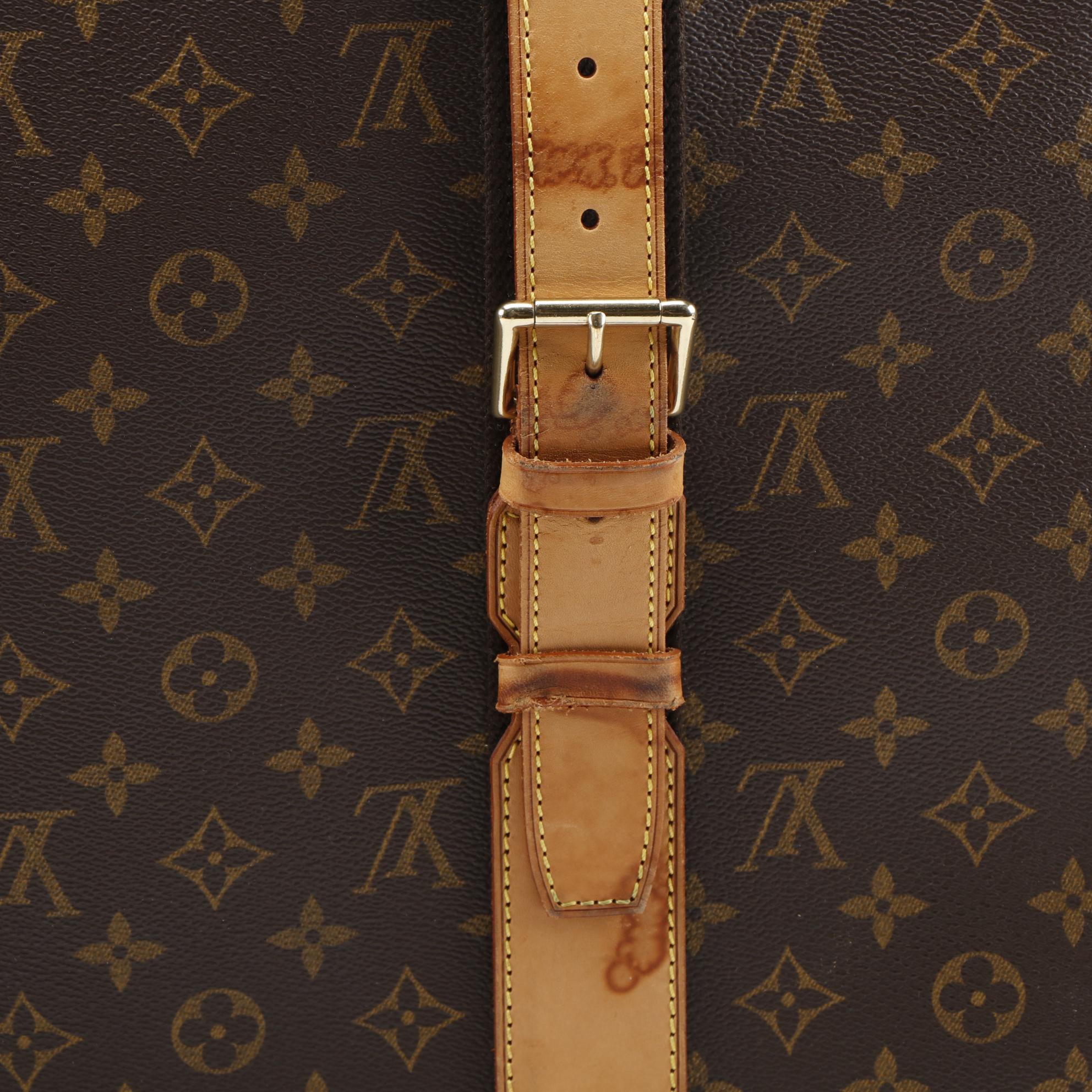 Louis Vuitton Satellite 70 Suitcase in Monogram Canvas and Vachetta Leather Trim