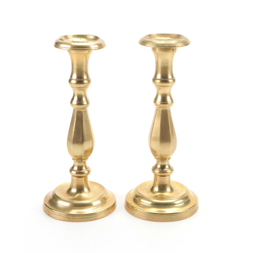 Pair of Brass Candlesticks