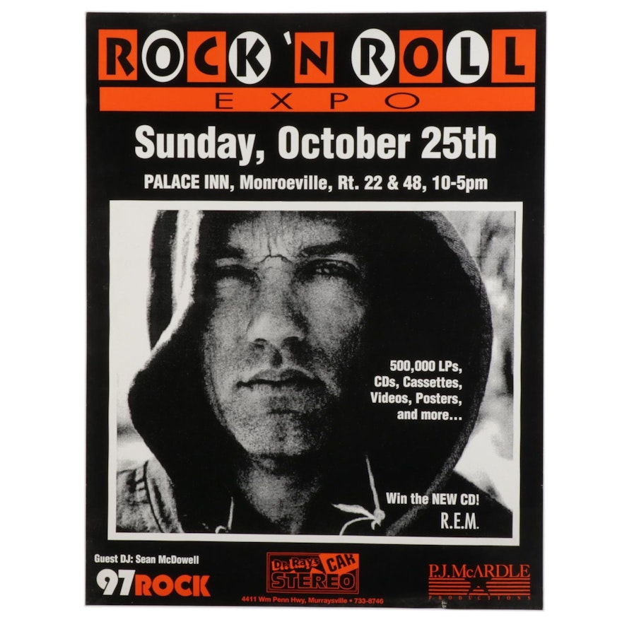 R.E.M. Themed Rock 'N Roll Expo Poster