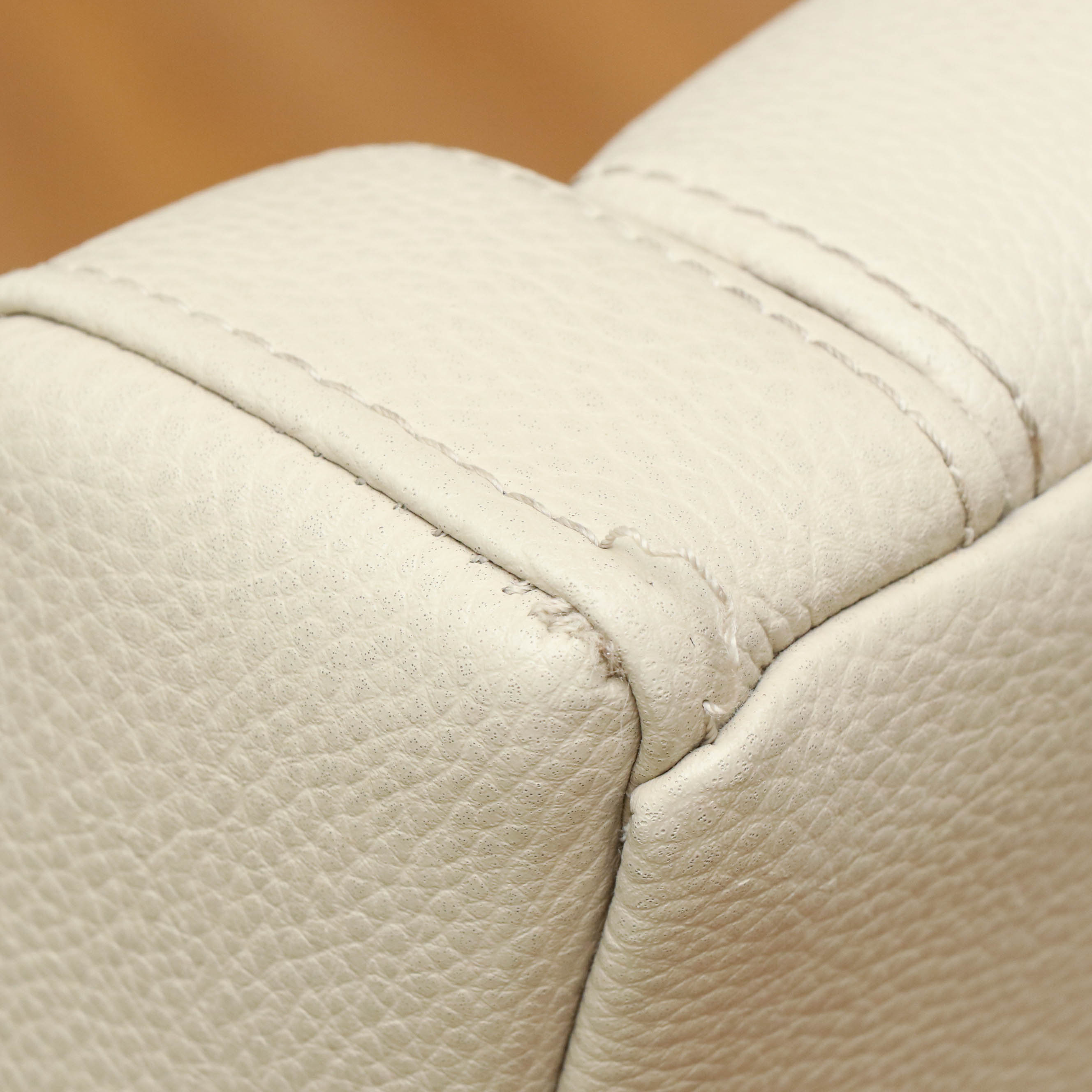 Heritage Glass and Wood Finish Dining Table with Arhaus Leather Slope Armchairs