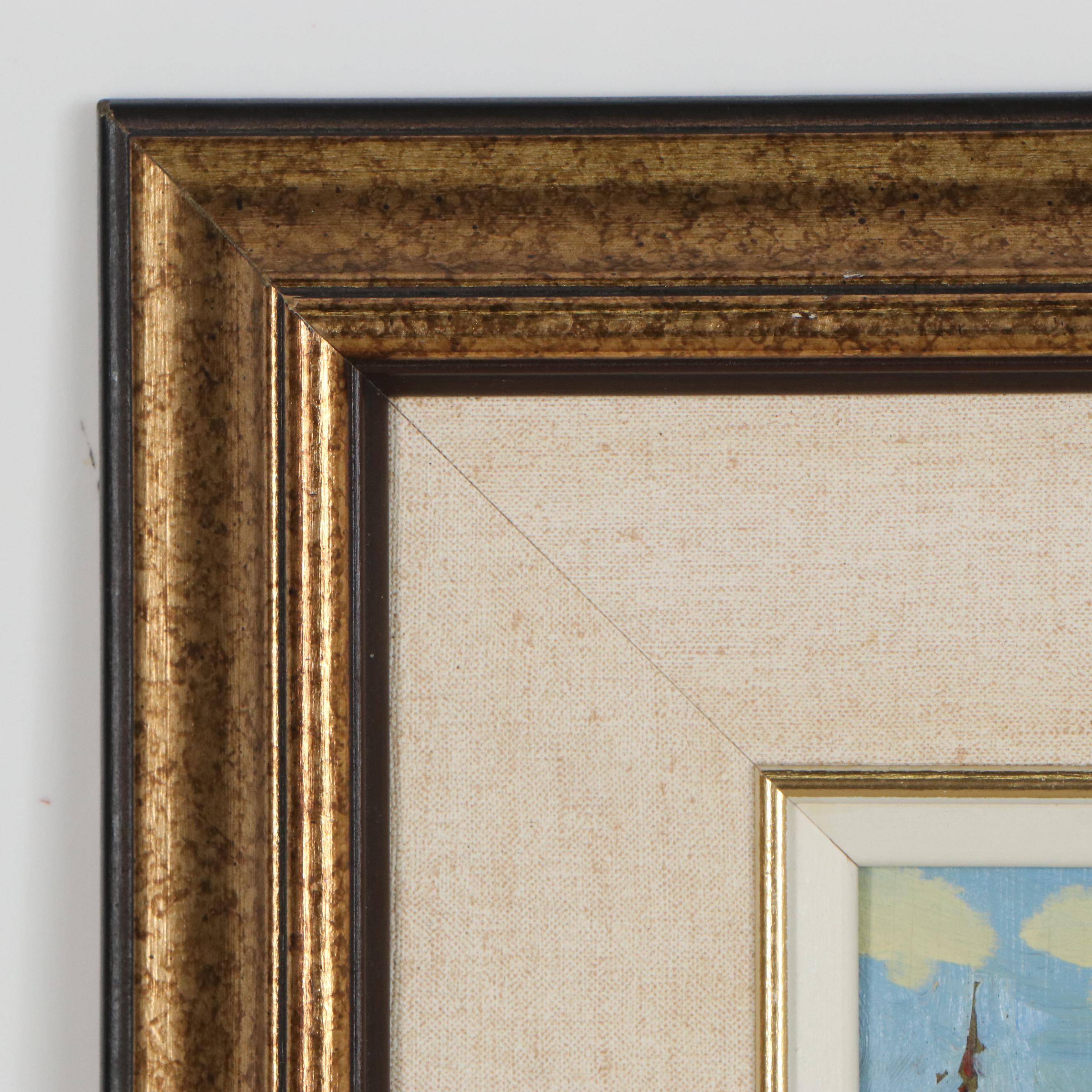 Robert Genn Oil Painting "Spring Saunch," circa 1982