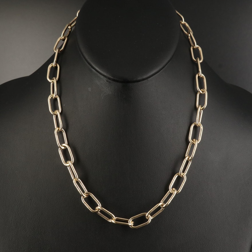 14K Cable Chain Necklace