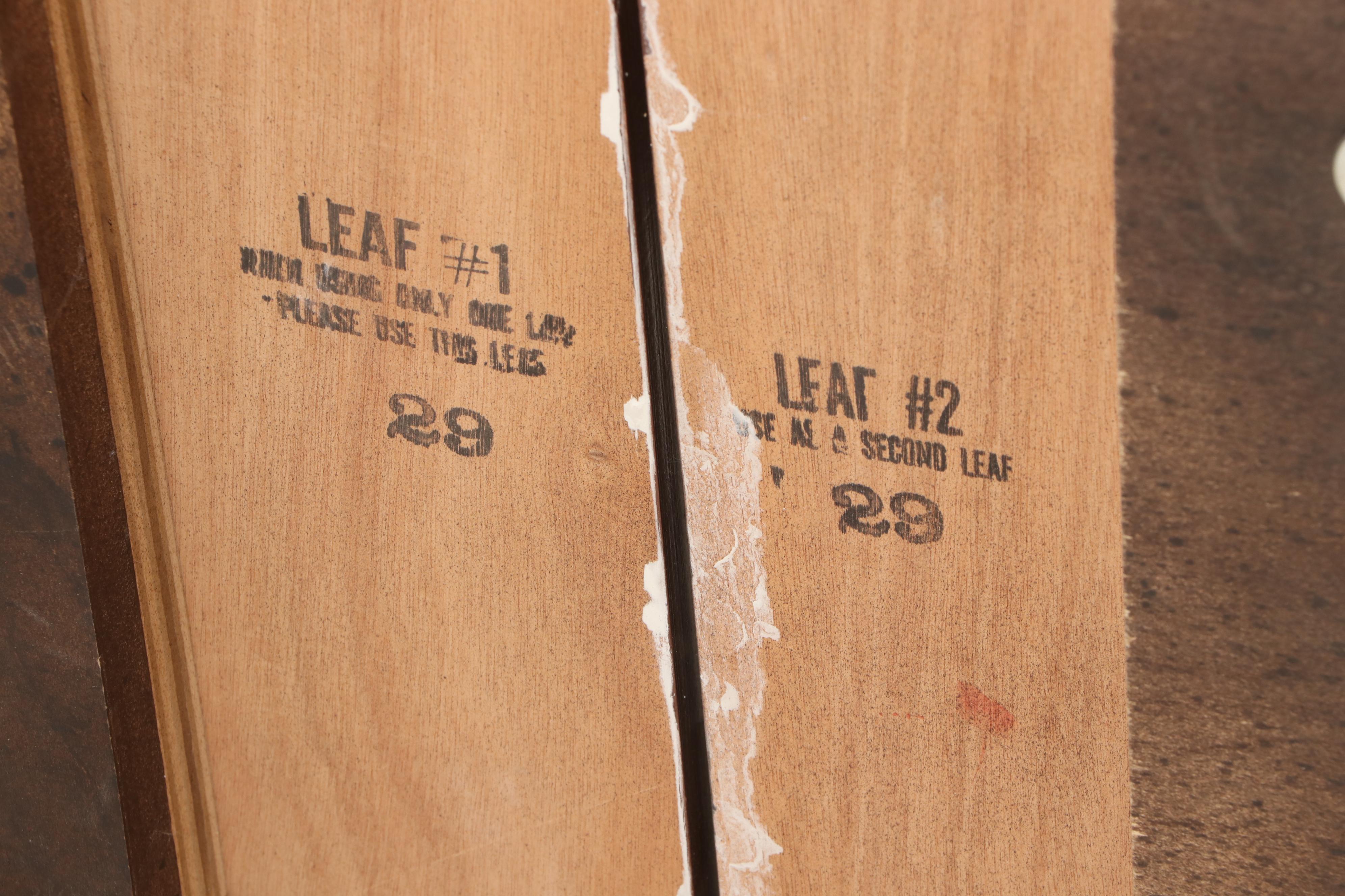 Chippendale Style Mahogany and Satinwood Crossbanded Table and Chairs