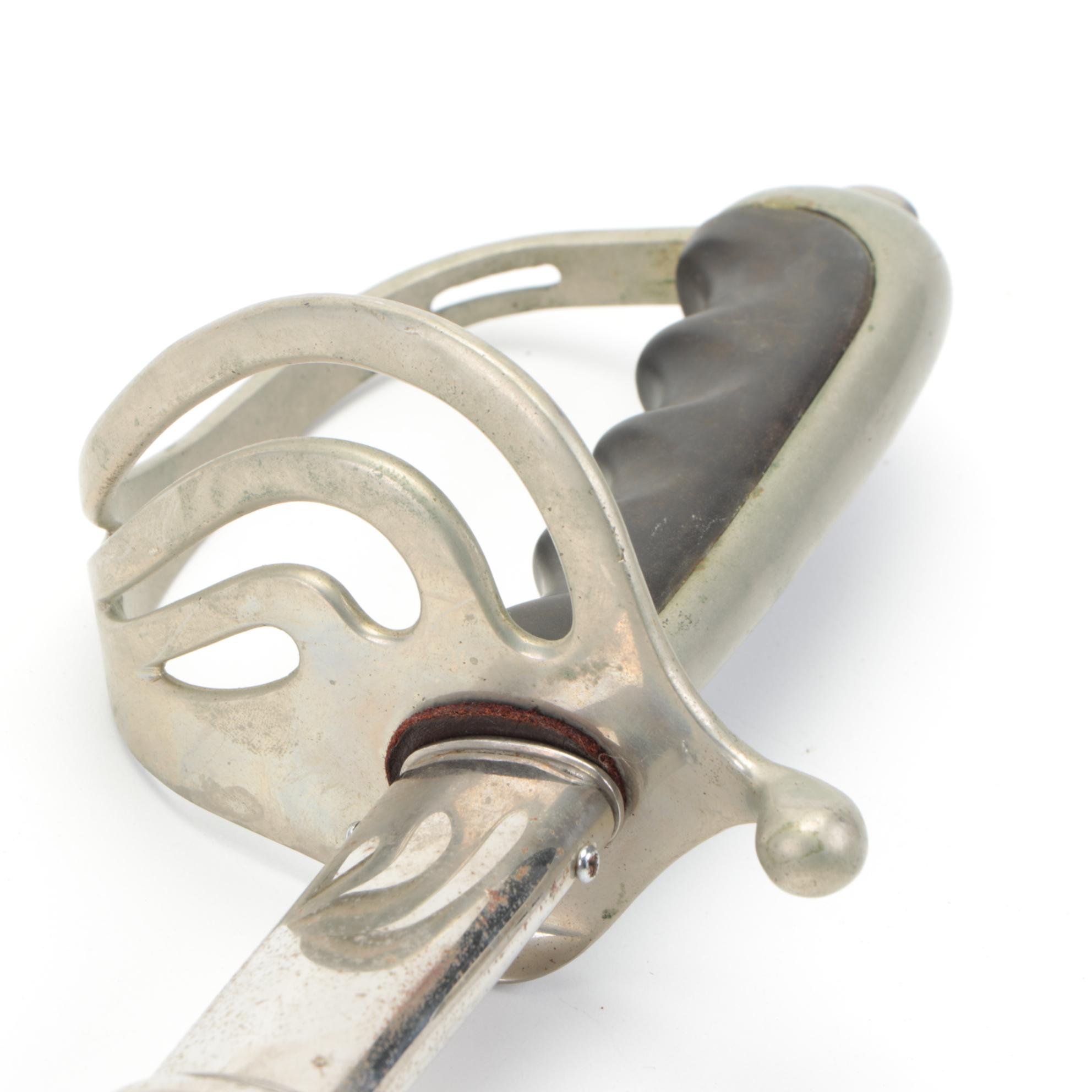 N.S. Meyer "Colonial" M1902 Officer's Dress Sword with Scabbard