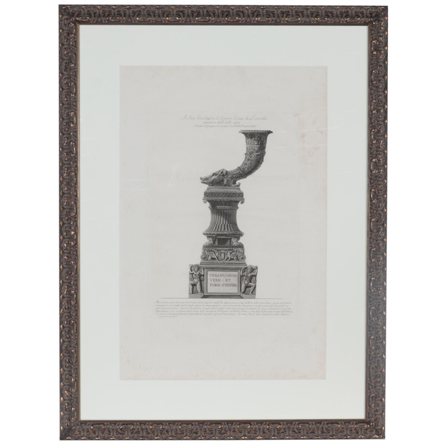 Lithograph After Giovanni Battista Piranesi