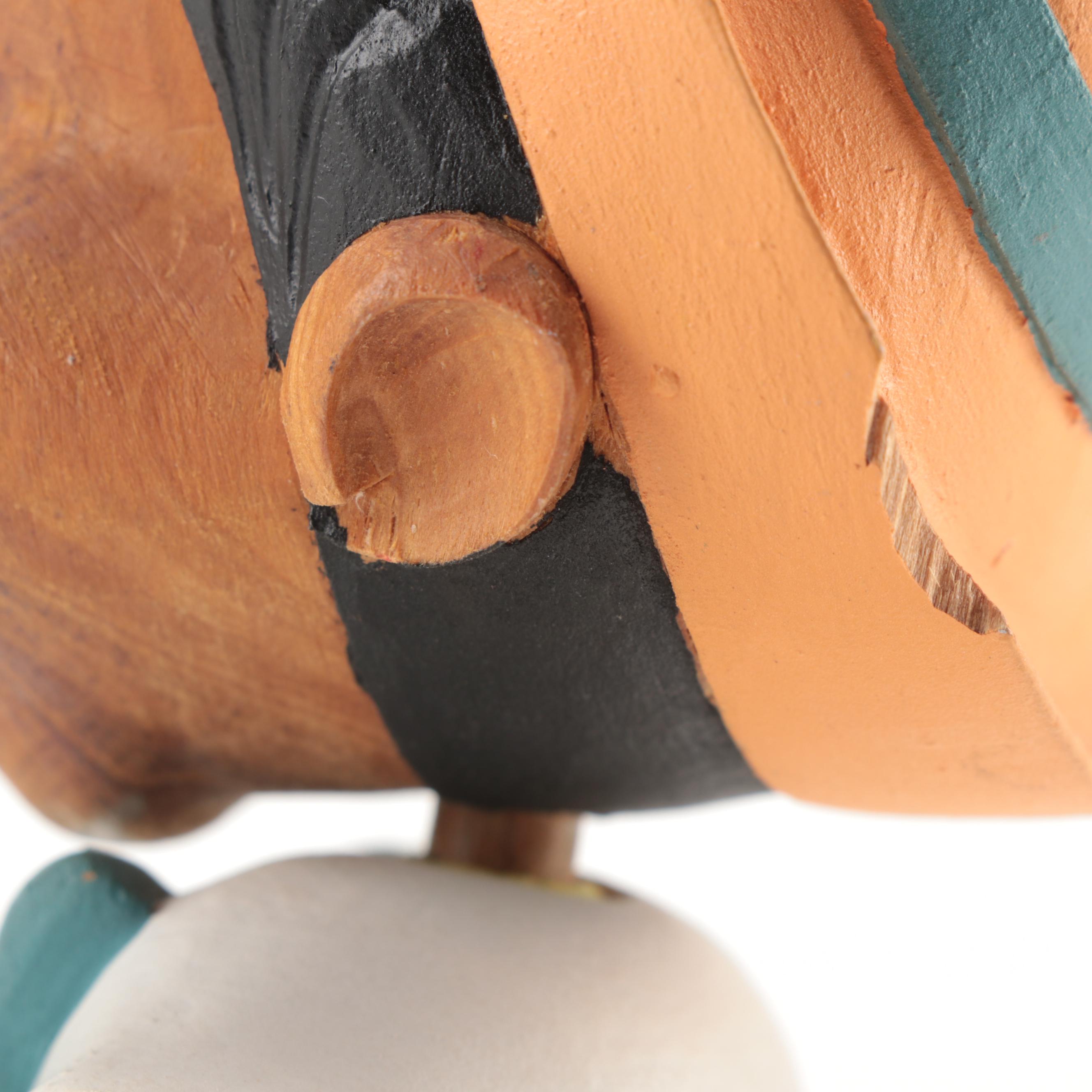 Walt Disney Hand-Painted Wooden Pinocchio Marionette Figurine