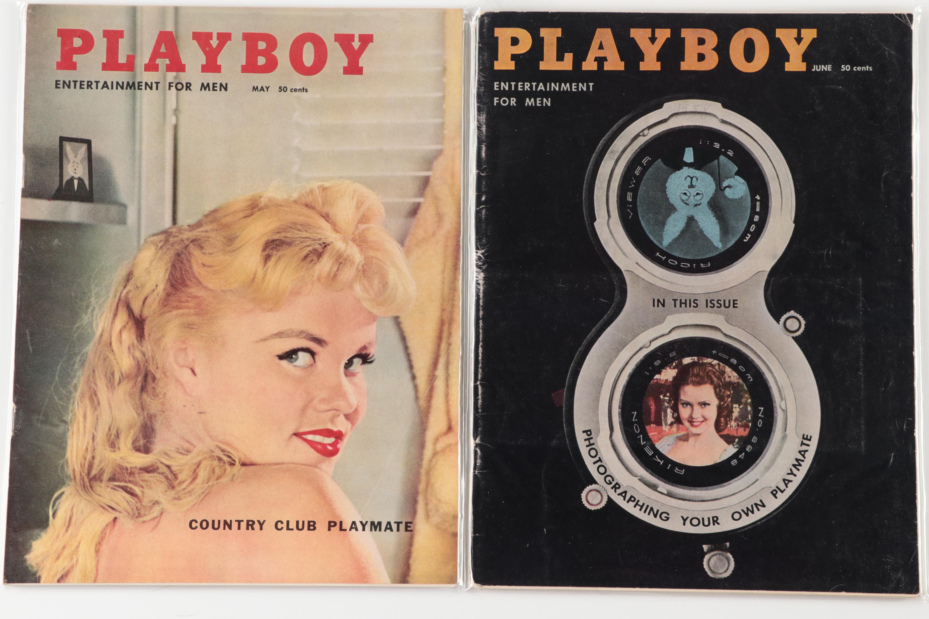 "Playboy" Magazines Featuring Jayne Mansfield and Others, 1958 | EBTH