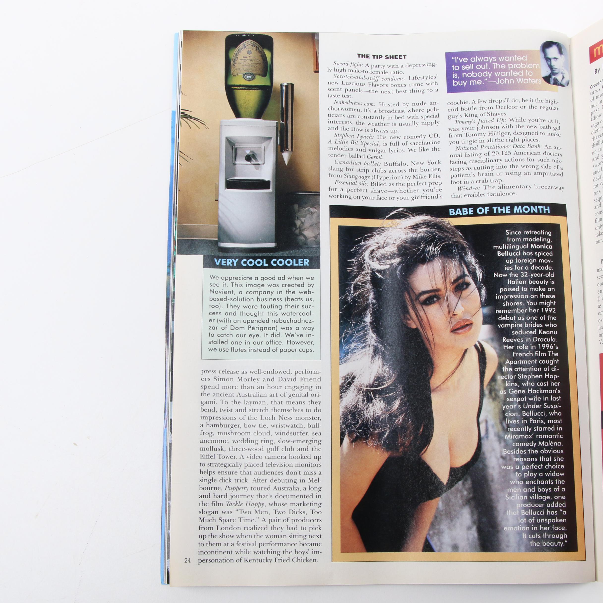 "Playboy" Magazines Featuring Bijou Phillips and Others, 2000–2001