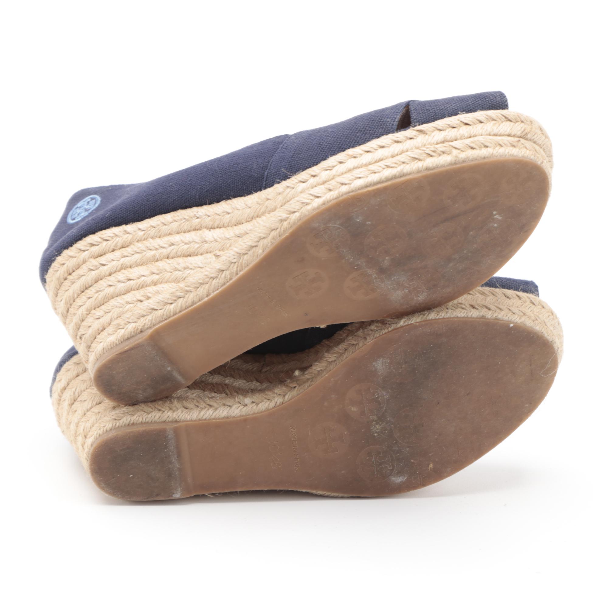 Tory Burch Knee-High Boots, Espadrille Wedges, Ankle-Strap Sandals, and Flats