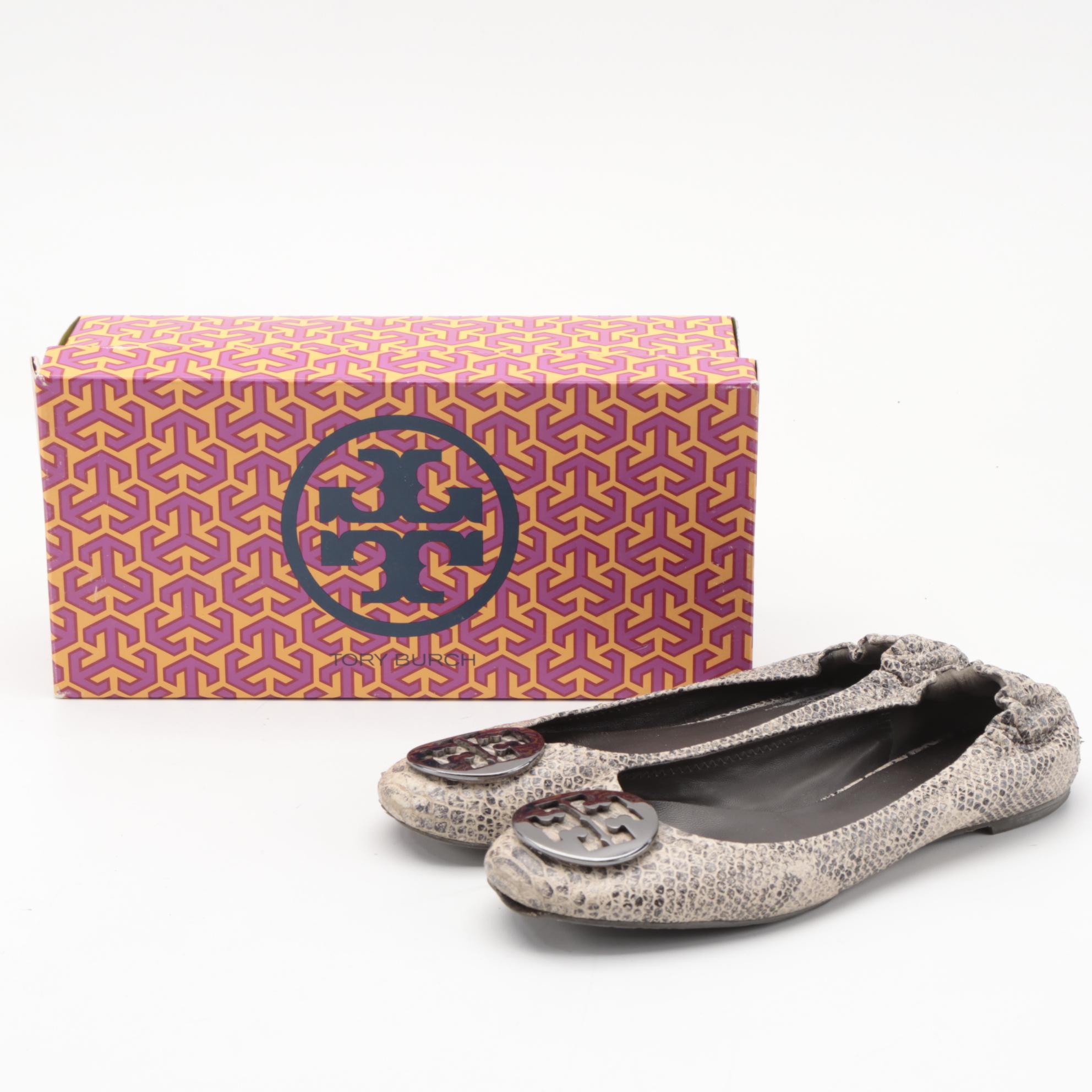 Tory Burch Knee-High Boots, Espadrille Wedges, Ankle-Strap Sandals, and Flats