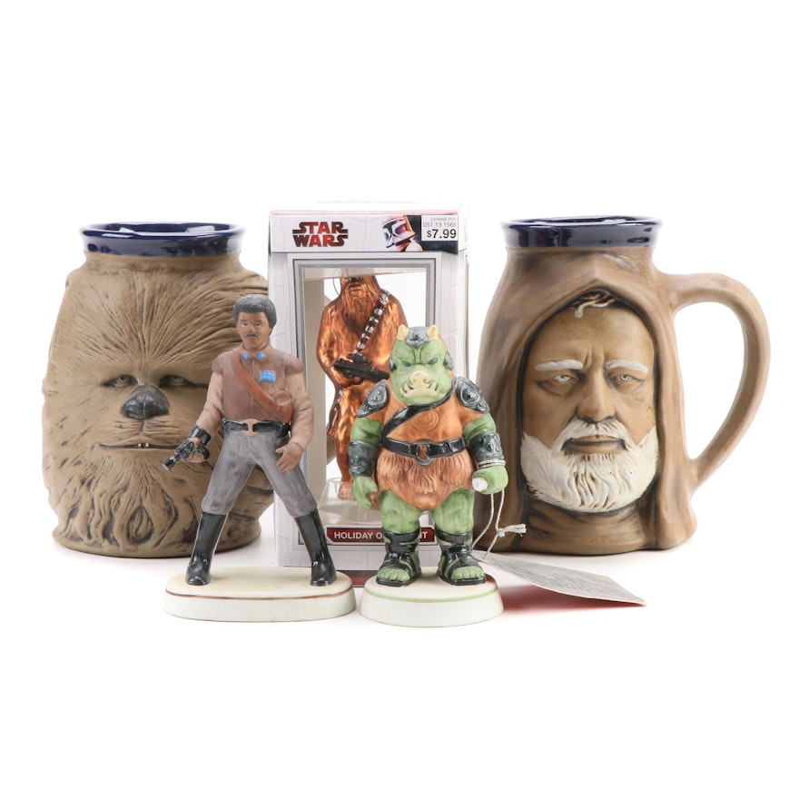 Sigma "Return of the Jedi" Figurines, Rumph Pottery Mugs and Other Ornament