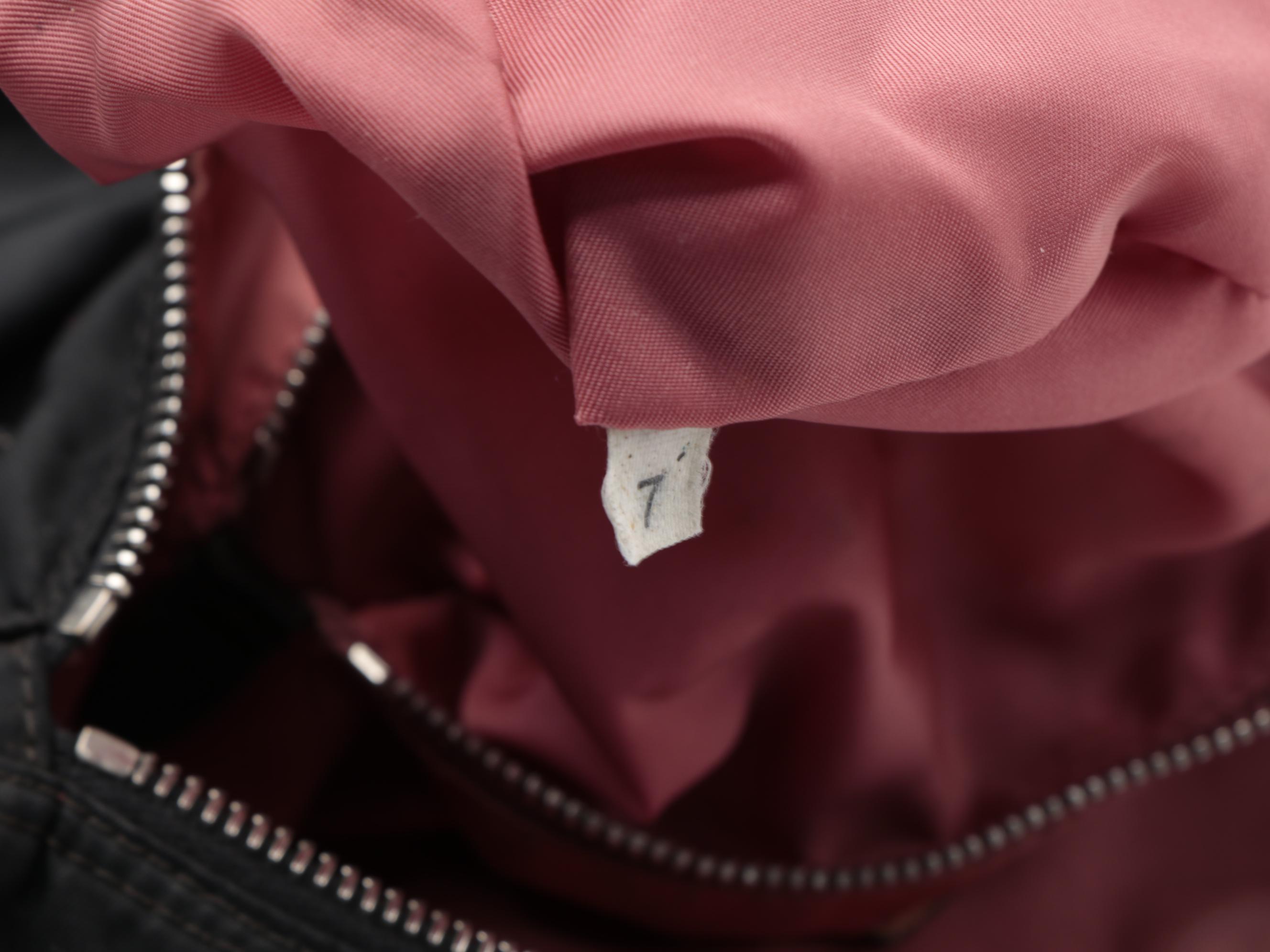 Prada Black Tessuto Nylon and Leather Crossbody Bag