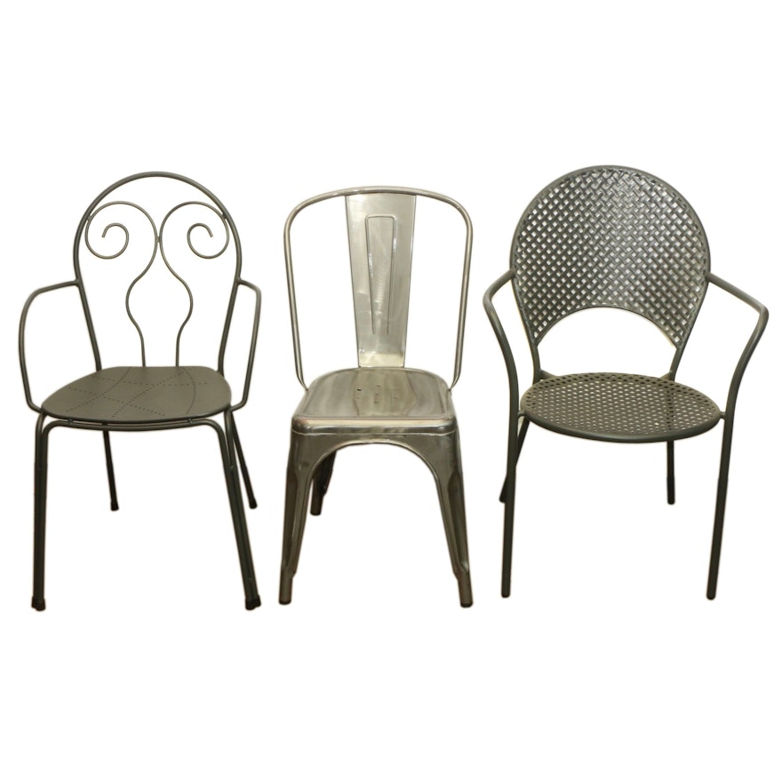 Aluminum and Metal Restaurant Dining Chairs Including Emu