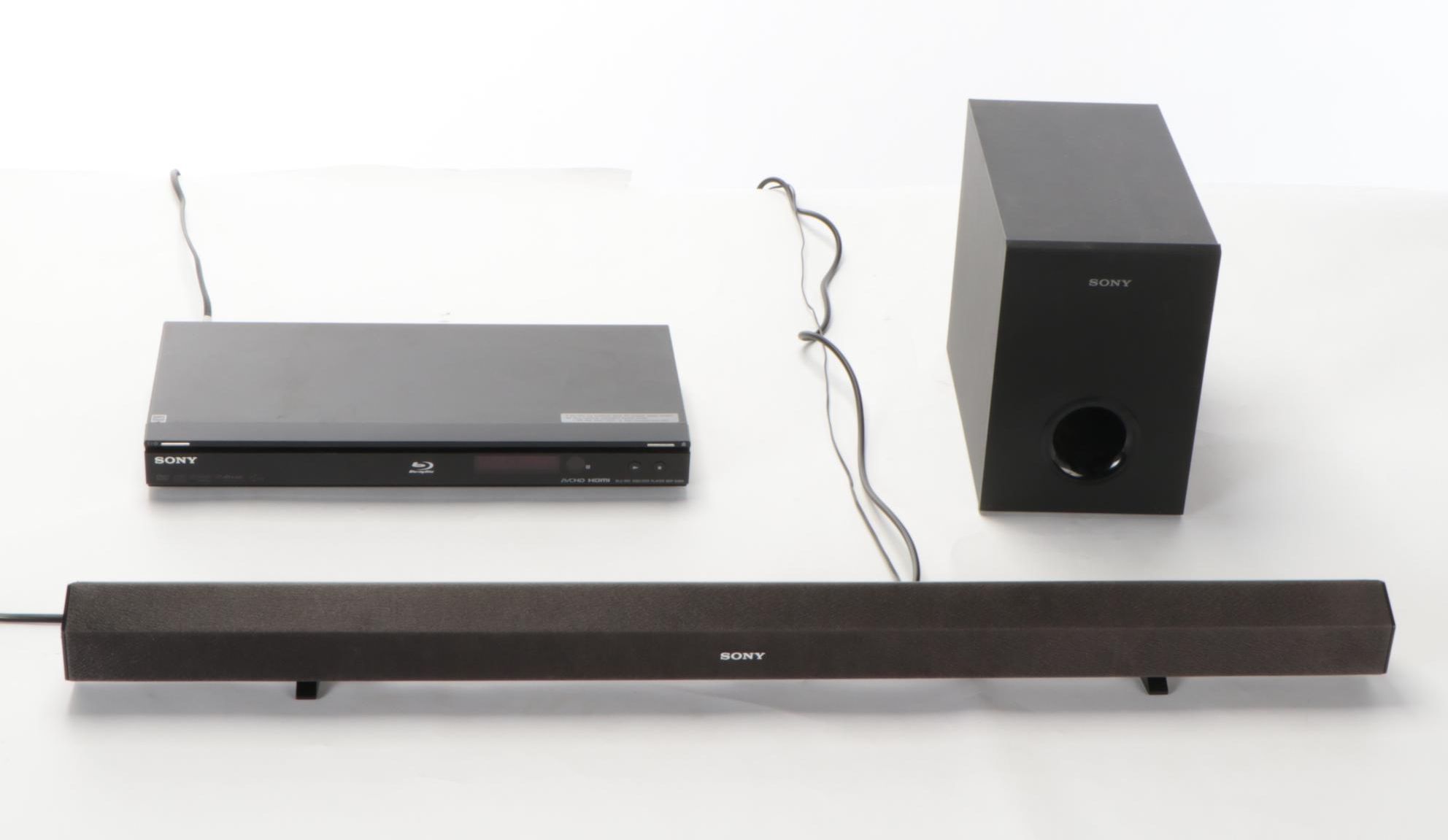 Sony SA-CT60 Soundbar and Subwoofer with BDP-S360 Blu-ray Player