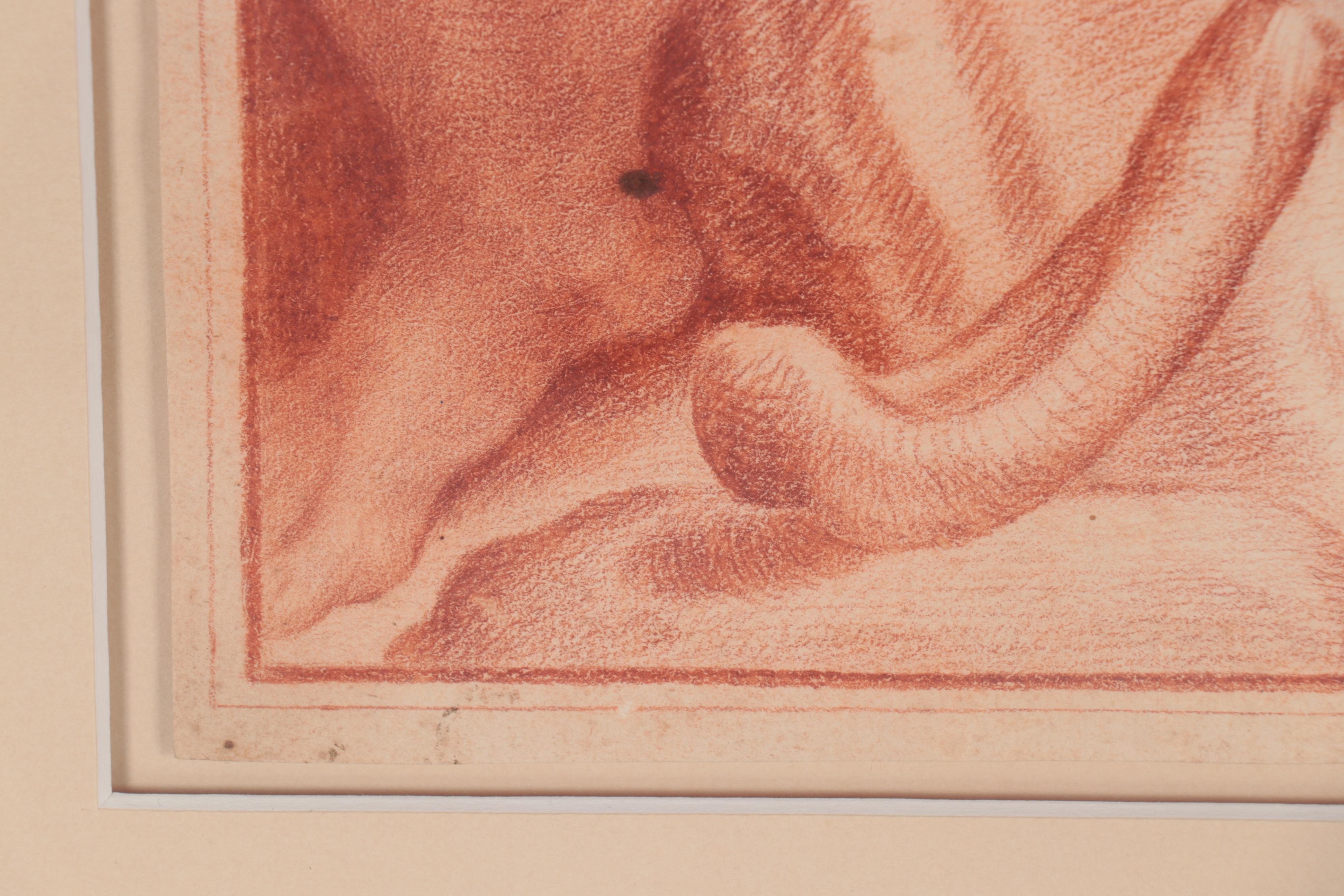 Sanguine Drawing after Annibale Carracci "Polyphemus Innamorato"