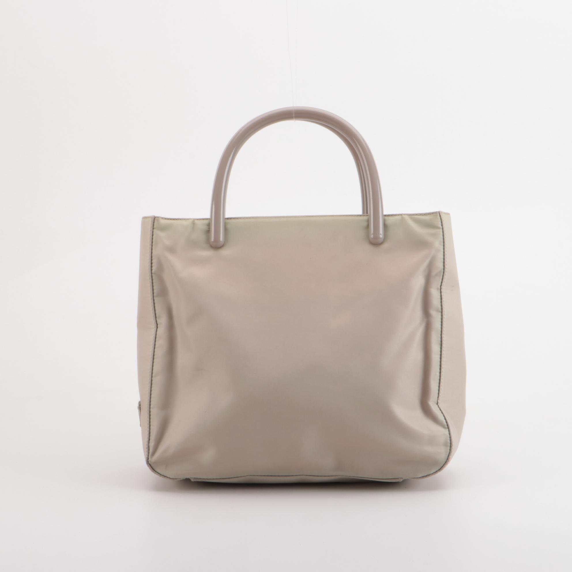 Prada Beige Tessuto Nylon Tote