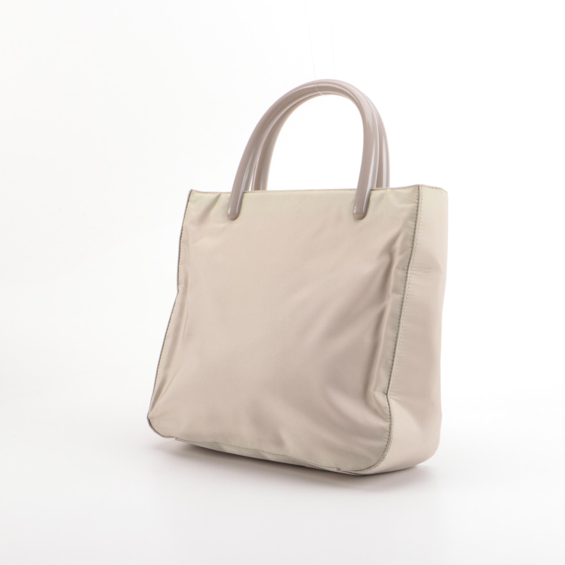 Prada Beige Tessuto Nylon Tote