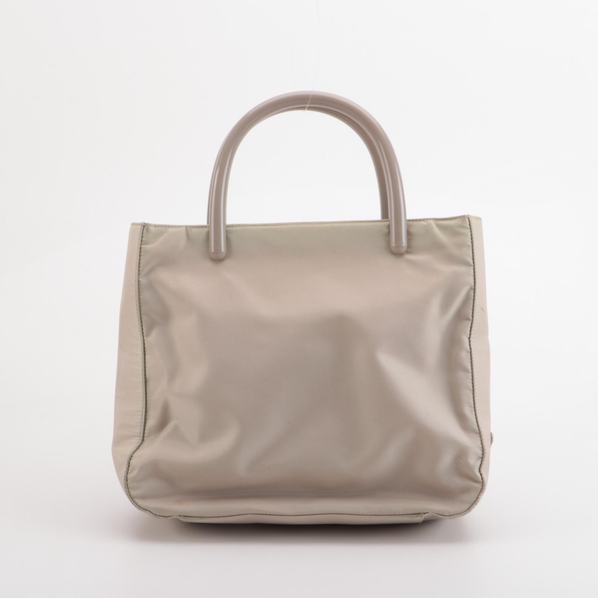 Prada Beige Tessuto Nylon Tote