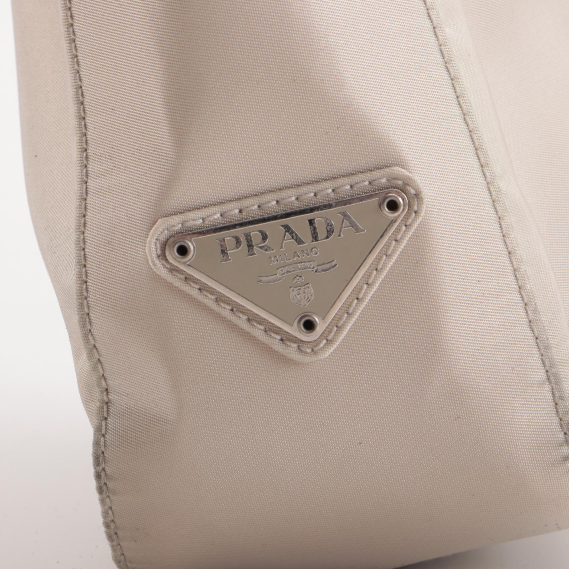 Prada Beige Tessuto Nylon Tote