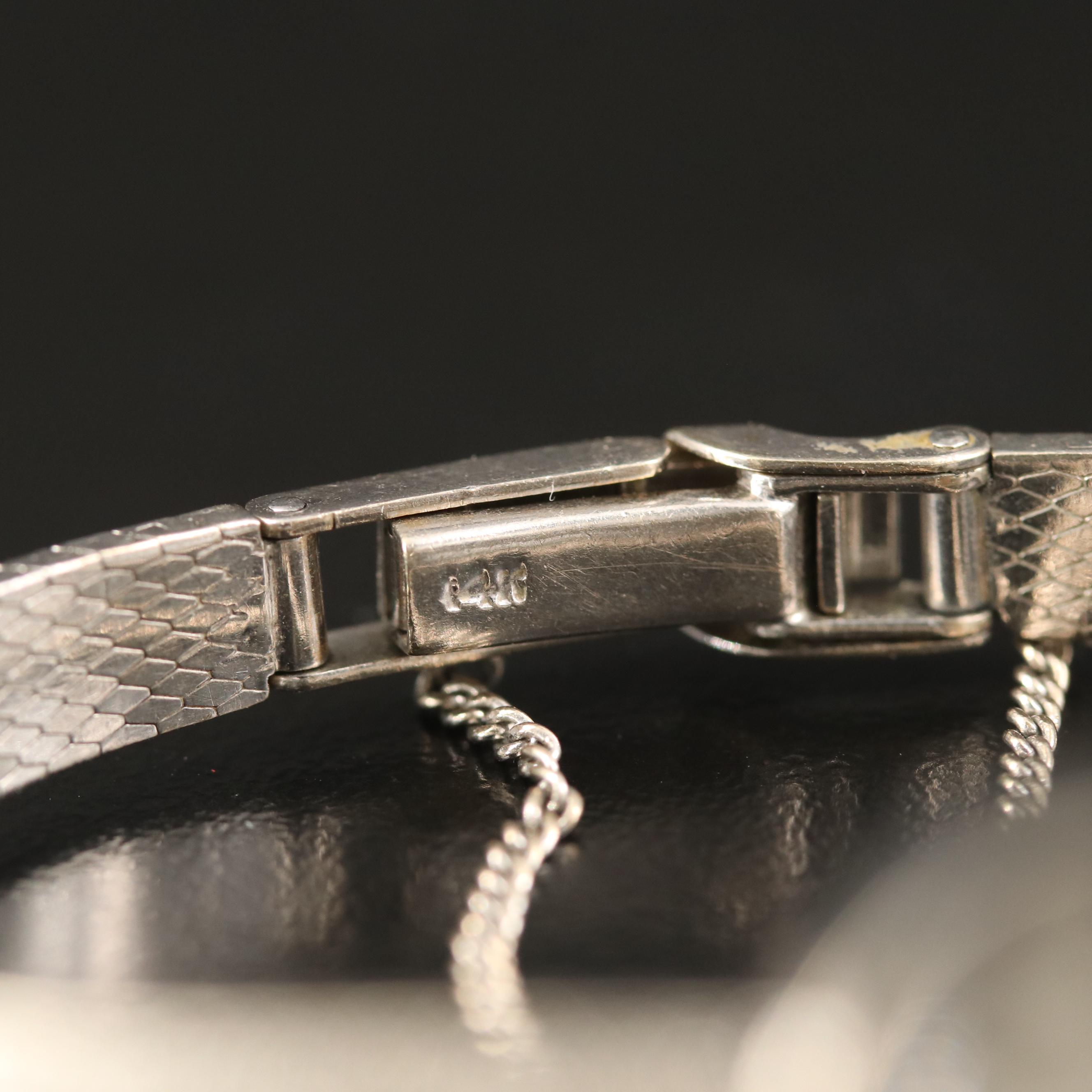 Vintage Rolex "Cocktail" 14K White Gold Watch