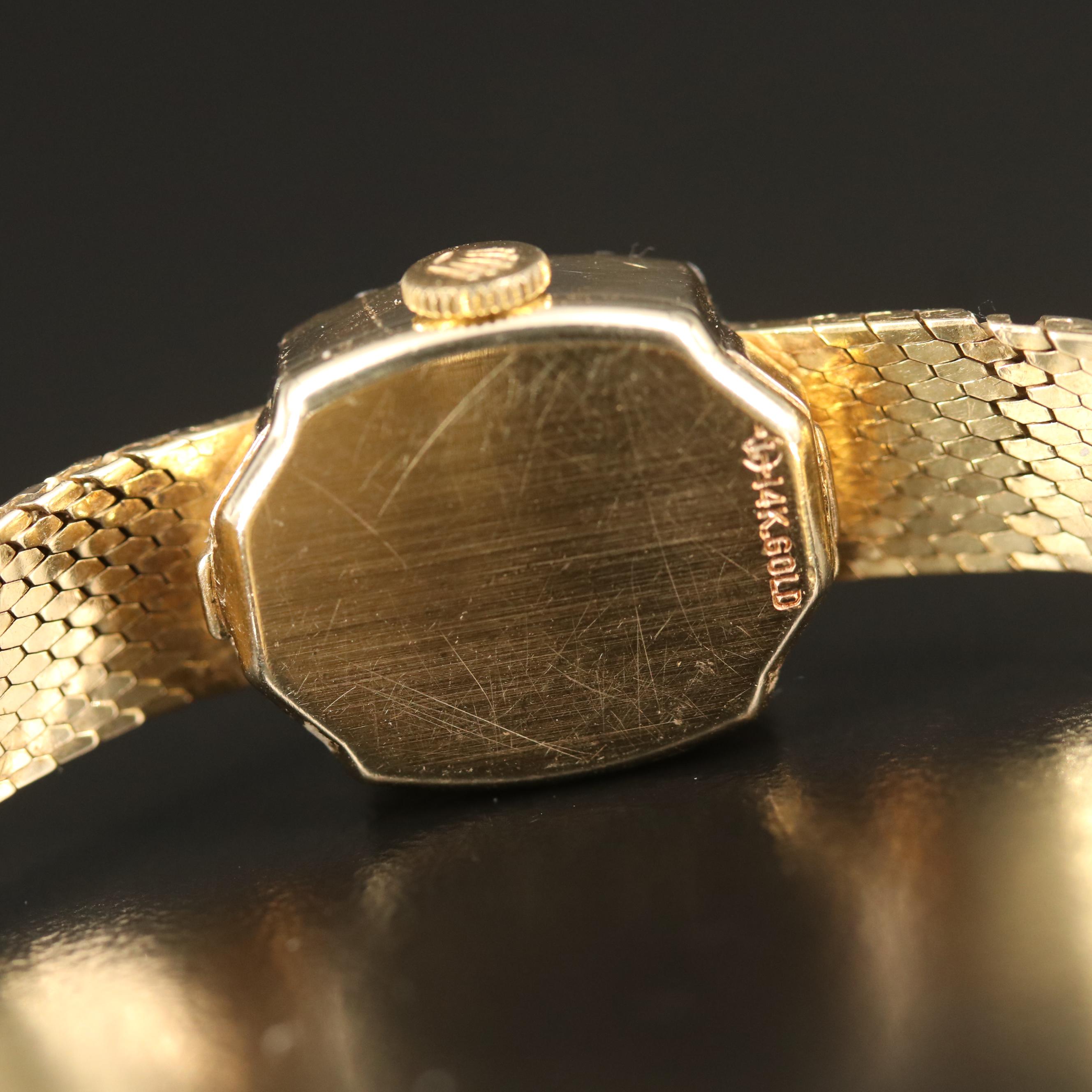 14K Rolex Diamond Watch