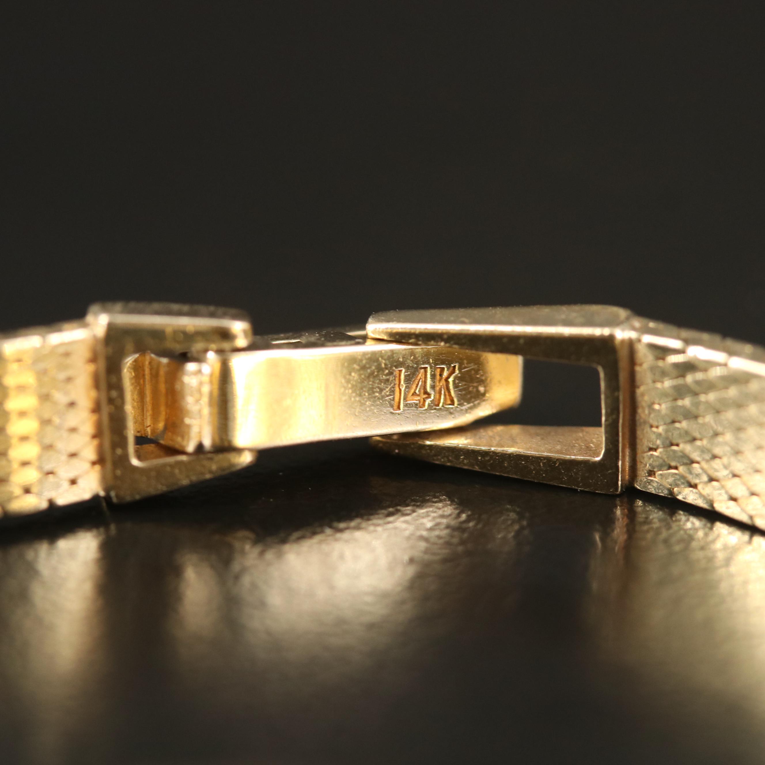 14K Rolex Diamond Watch