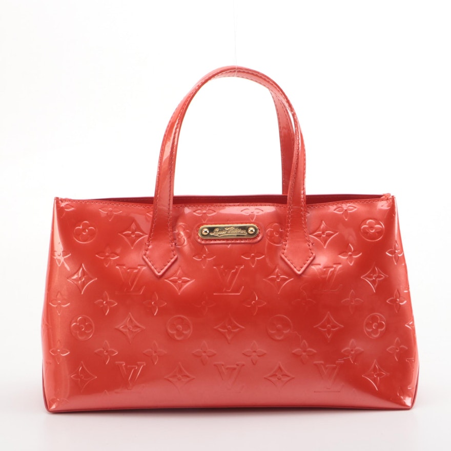 Louis Vuitton Wilshire PM in Orange Sunset Monogram Vernis